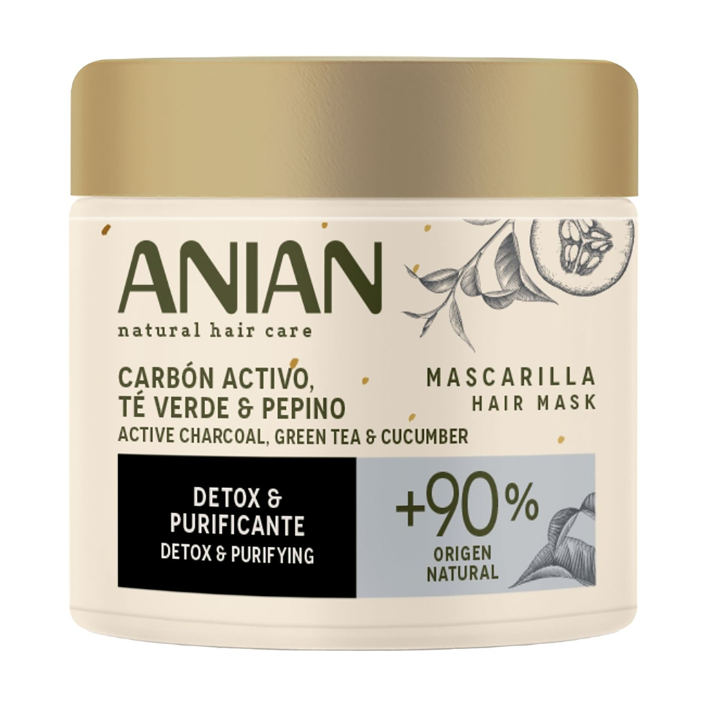 Маска Anian Active Charcoal Green Tea & Cucumber Mask для жирного волосся, 350 мл
Маска Anian Active Charcoal Green Tea & Cucumber Mask для жирного волосся, 350 мл