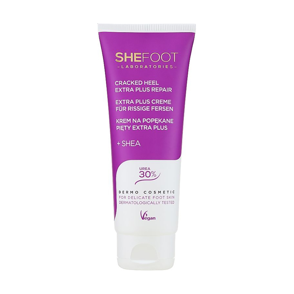 Крем для пят SheFoot Cracked Heel Extra Plus Repair, 75 мл
Крем для пят SheFoot Cracked Heel Extra Plus Repair, 75 мл