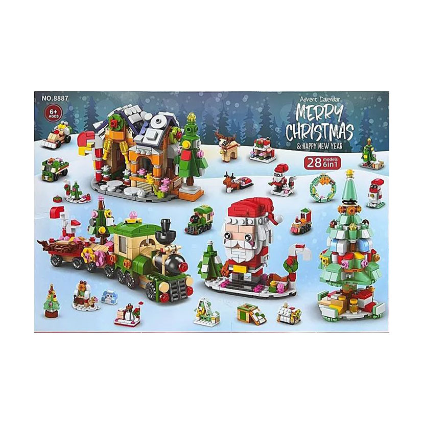 Дитячий конструктор Shantou Jinxing Адвент-календар Merry Christmas, від 3 років, 38*26*7 см (8887)
Дитячий конструктор Shantou Jinxing Адвент-календар Merry Christmas, від 3 років, 38*26*7 см (8887)