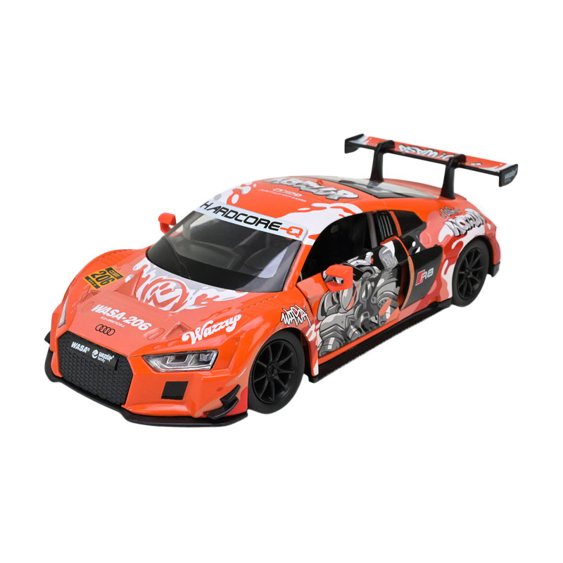 Автомодель Автопром Audi R8 LMS, 1:24, у коробці, зі світлом та звуком, помаранчева, від 3 років, 19*8.5*5 см (68291A(O))
Автомодель Автопром Audi R8 LMS, 1:24, у коробці, зі світлом та звуком, помаранчева, від 3 років, 19*8.5*5 см (68291A(O))