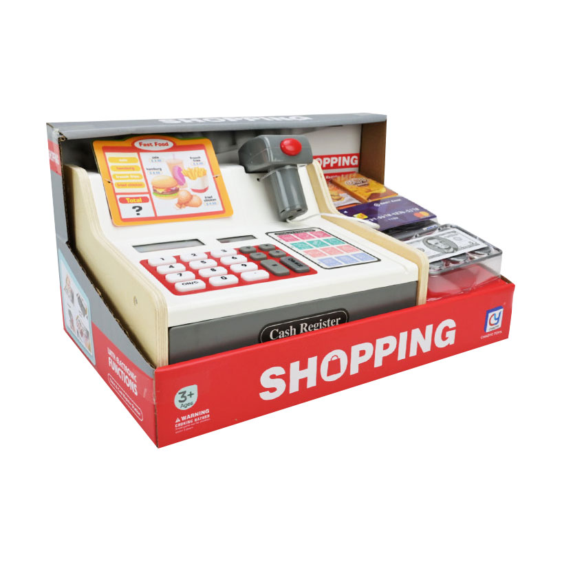 Дитяча іграшка Shantou Jinxing Касовий апарат, на батарейках, зі світлом та звуком, від 3 років, 22*20*12 см (818-503)
Дитяча іграшка Shantou Jinxing Касовий апарат, на батарейках, зі світлом та звуком, від 3 років, 22*20*12 см (818-503)
