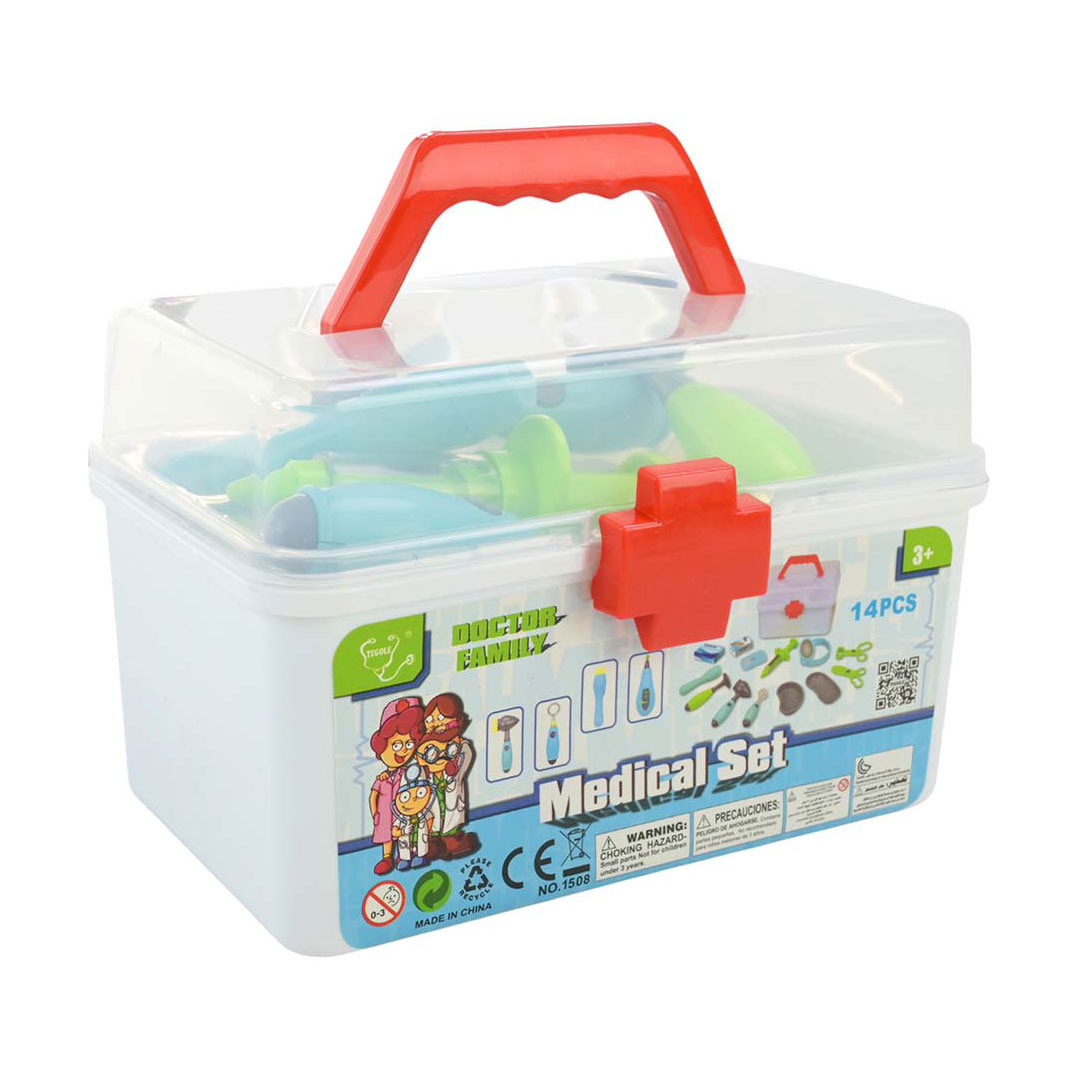 Дитячий іграшковий набір Shantou Jinxing Лікар, у коробці, від 3 років, 24*16*14 см, 14 предметів (D1508)
Дитячий іграшковий набір Shantou Jinxing Лікар, у коробці, від 3 років, 24*16*14 см, 14 предметів (D1508)