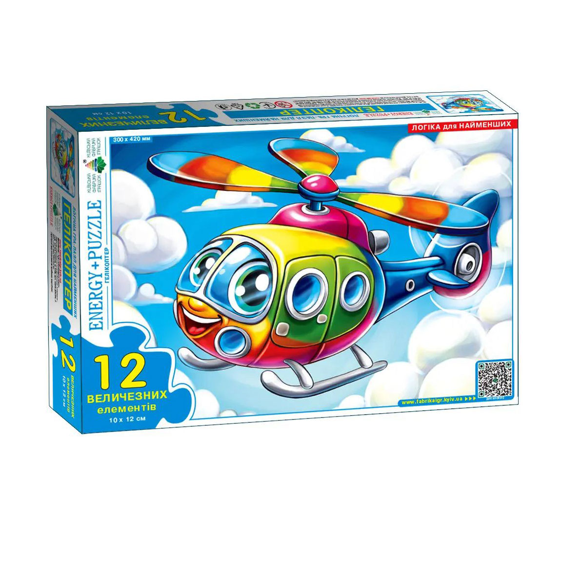 Пазли Київська Фабрика Іграшок Гелікоптер, 12 елементів, від 2 років (Паз6964)
Пазли Київська Фабрика Іграшок Гелікоптер, 12 елементів, від 2 років (Паз6964)