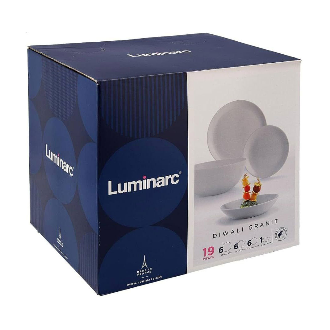 Сервіз Luminarc Diwali Granit сірий, 19 предметів (P2920)
Сервіз Luminarc Diwali Granit сірий, 19 предметів (P2920)
