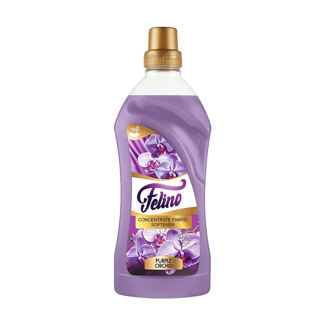 Кондиціонер для білизни Felino Purple Orchid, 40 циклів прання, 1 л
Кондиціонер для білизни Felino Purple Orchid, 40 циклів прання, 1 л