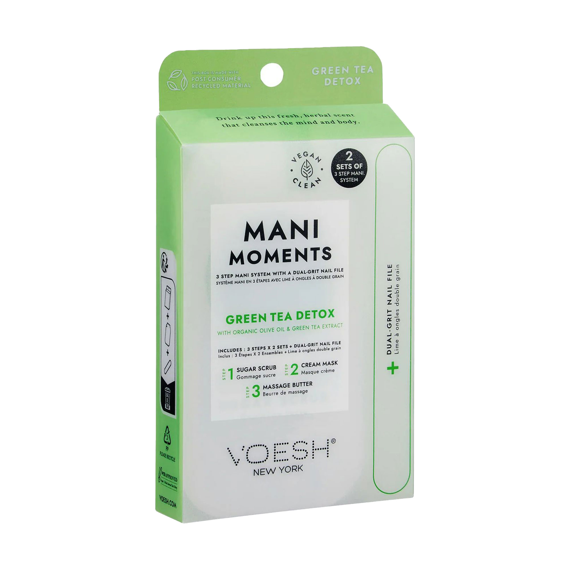 Набір для догляду за руками та нігтями VOESH Mani Moments Детокс із зеленим чаєм (маска, 2*10 г + баттер, 2*7 г + скраб, 2*10 г)
Набір для догляду за руками та нігтями VOESH Mani Moments Детокс із зеленим чаєм (маска, 2*10 г + баттер, 2*7 г + скраб, 2*10 г)