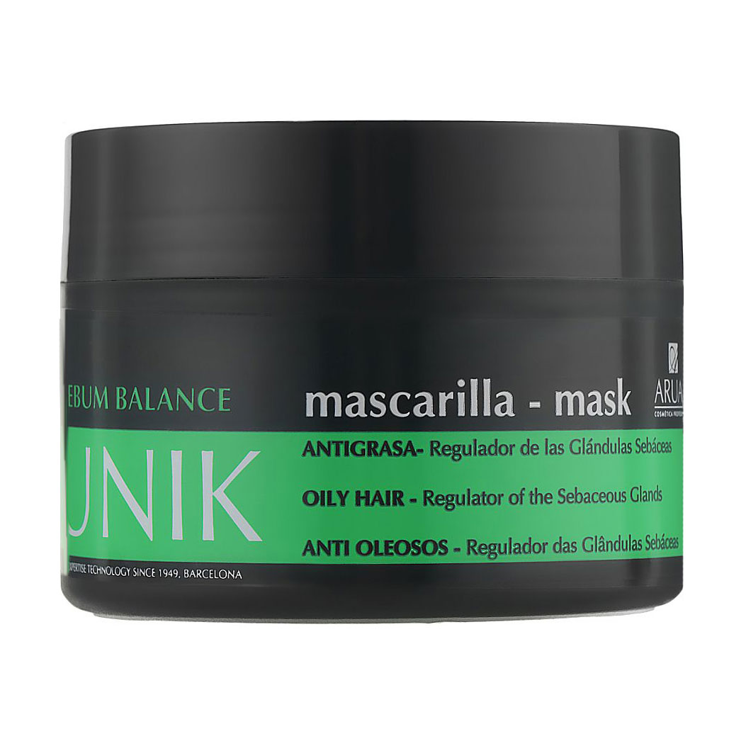Маска Arual Unik Sebum Balance Mask для жирного волосся, 250 мл
Маска Arual Unik Sebum Balance Mask для жирного волосся, 250 мл