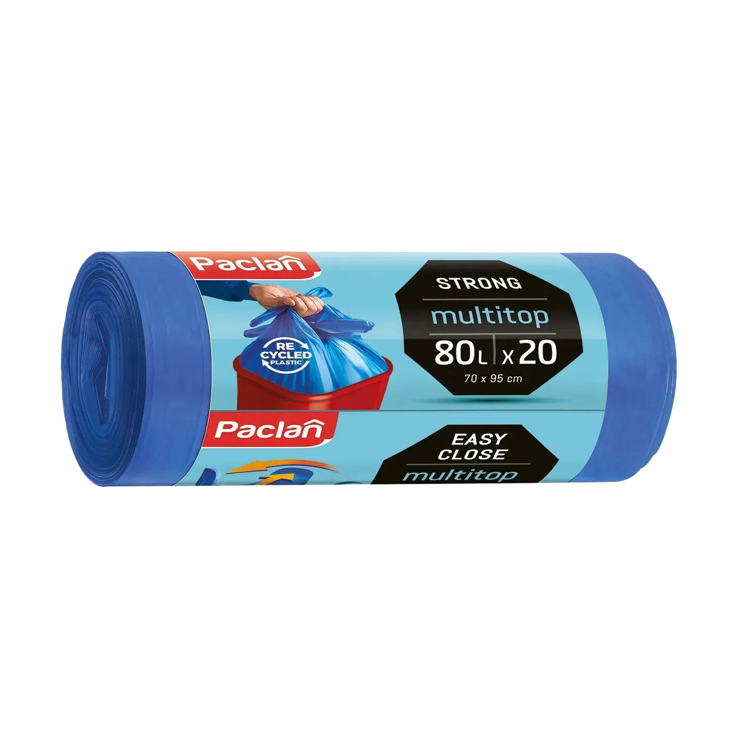 Мішки для сміття Paclan MultiTop, 80 л, 20 шт
Мішки для сміття Paclan MultiTop, 80 л, 20 шт