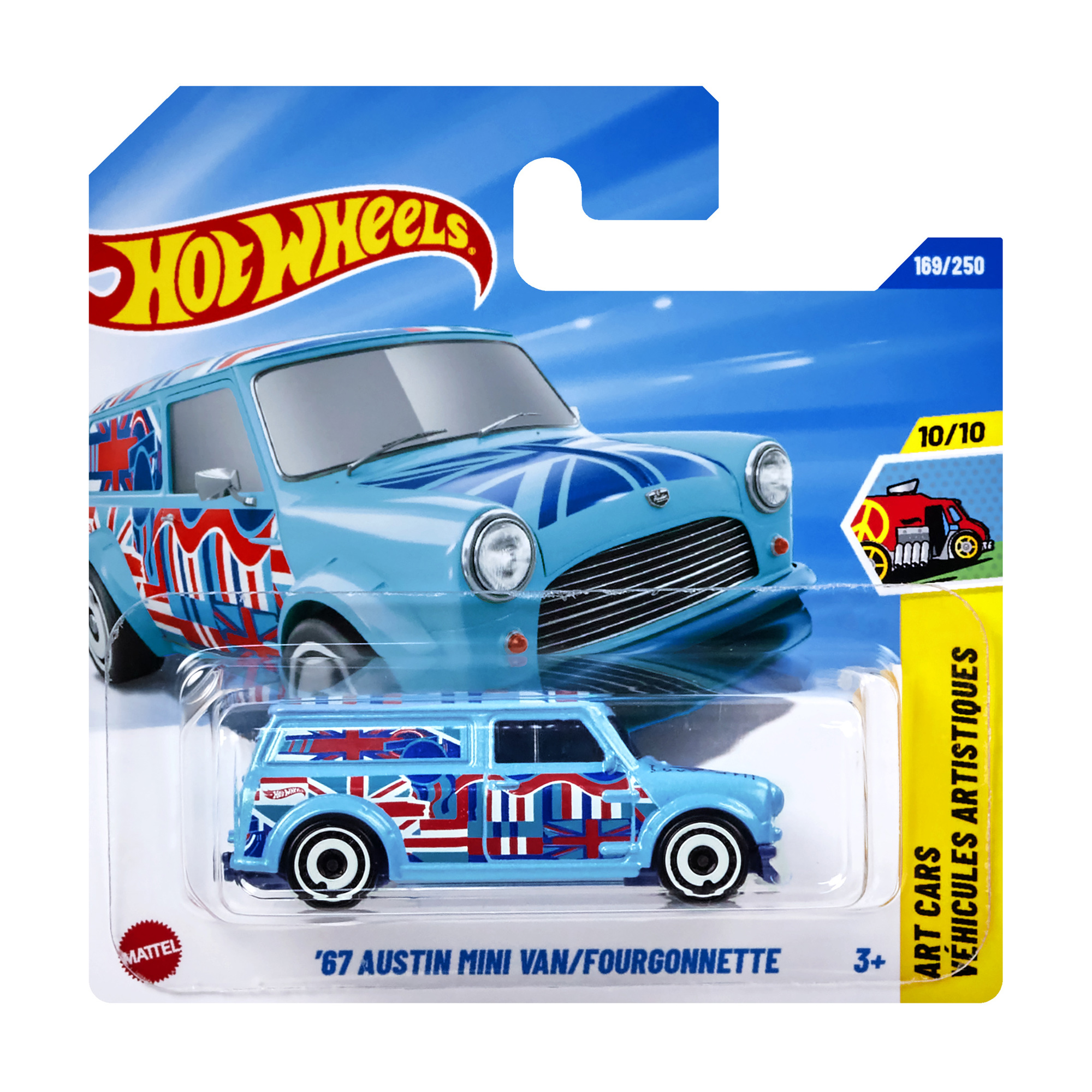 Базовий автомобіль Hot Wheels 67 Austin Mini Van/Fourgonnette, блакитний, від 3 років, 11*3.5*11 см (5785)
Базовий автомобіль Hot Wheels 67 Austin Mini Van/Fourgonnette, блакитний, від 3 років, 11*3.5*11 см (5785)