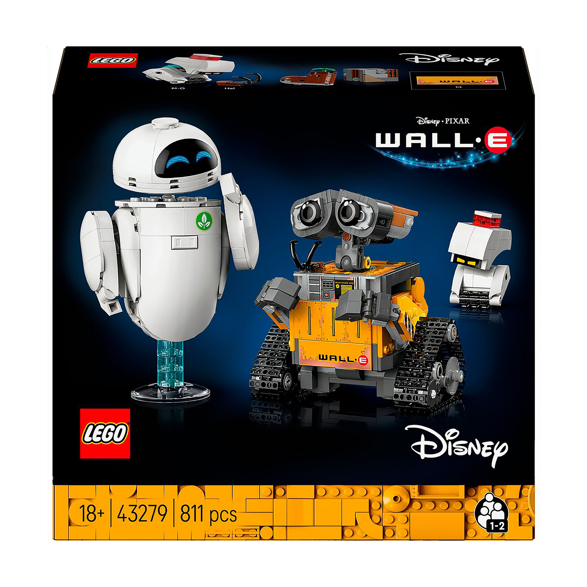 Конструктор LEGO ВОЛЛ·І та Єва, від 18 років, 811 деталей (43279)
Конструктор LEGO ВОЛЛ·І та Єва, від 18 років, 811 деталей (43279)