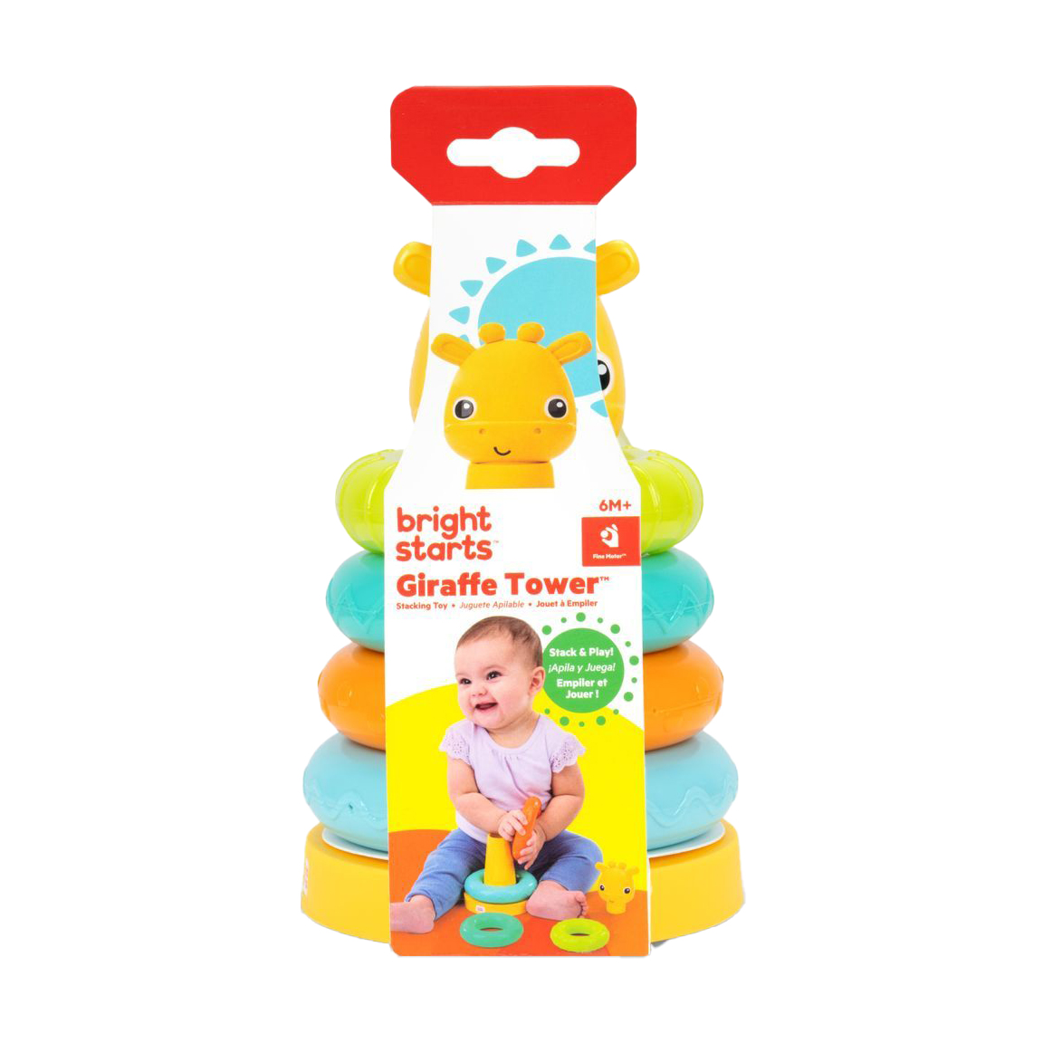 Дитяча розвиваюча іграшка-пірамідка Bright Starts Giraffe Tower від 6 місяців (17467)
Дитяча розвиваюча іграшка-пірамідка Bright Starts Giraffe Tower від 6 місяців (17467)