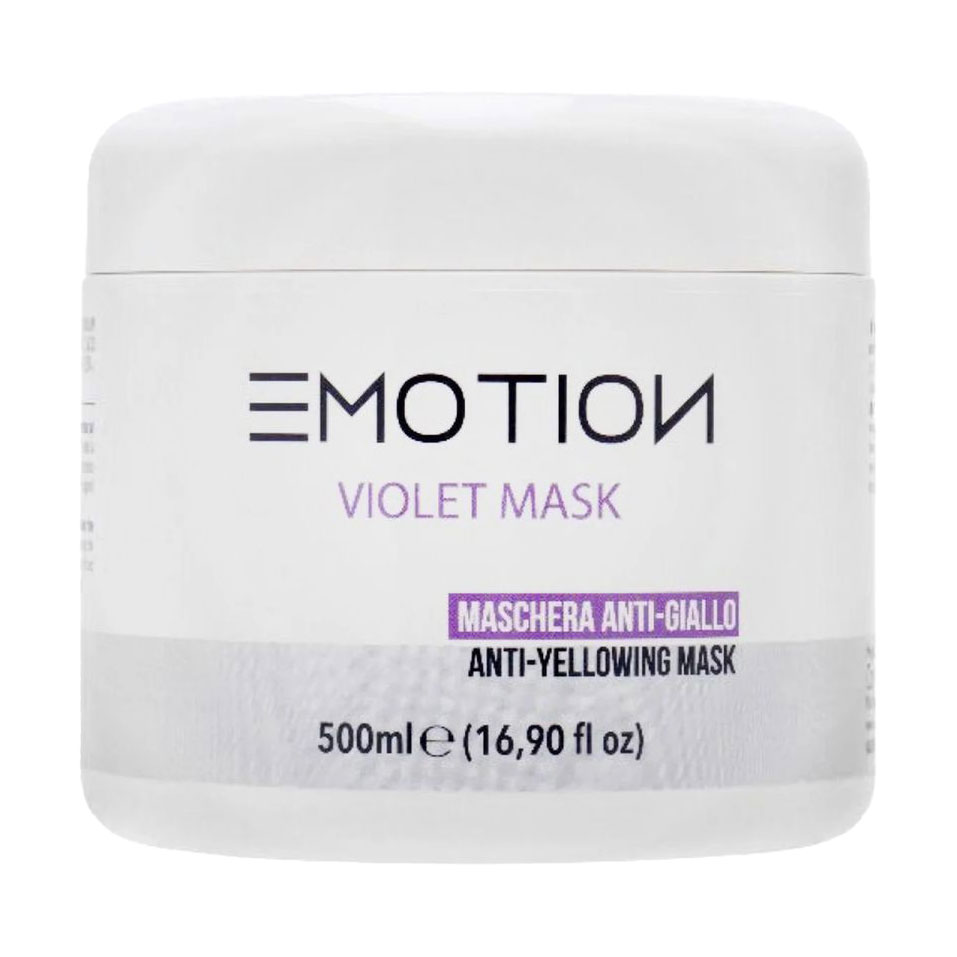 Маска для волосся Emotion Anti-Yellow Violet Mask, 500 мл
Маска для волосся Emotion Anti-Yellow Violet Mask, 500 мл