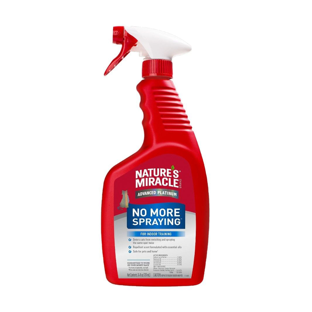 Засіб-спрей для котів 8in1 Nature's Miracle JFC No More Spraying від повторних міток, 709 мл
Засіб-спрей для котів 8in1 Nature's Miracle JFC No More Spraying від повторних міток, 709 мл