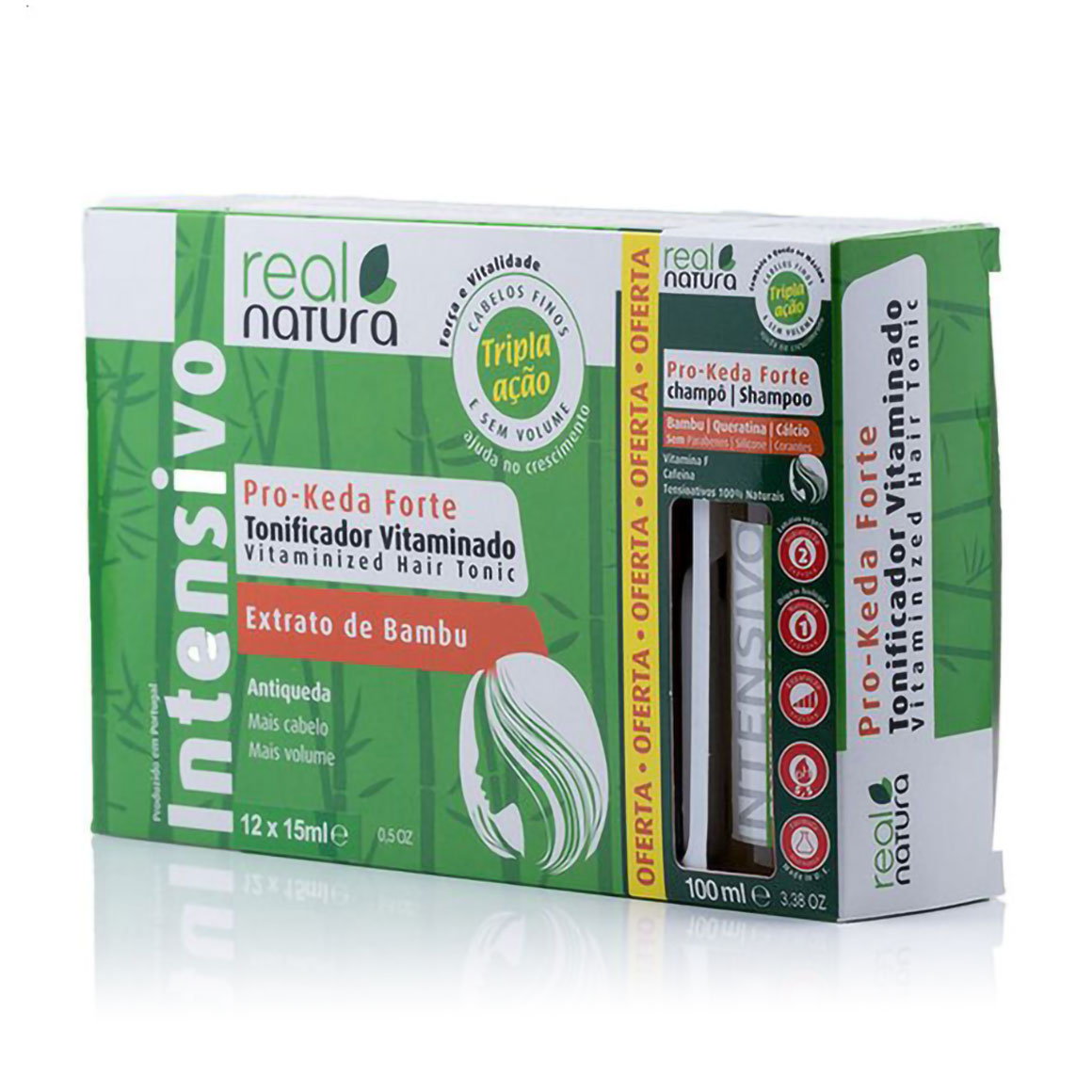 Комплекс проти випадіння волосся Real Natura Sem Sal Pro-Keda Forte (ампули, 12*15 мл + шампунь, 100 мл)
Комплекс проти випадіння волосся Real Natura Sem Sal Pro-Keda Forte (ампули, 12*15 мл + шампунь, 100 мл)