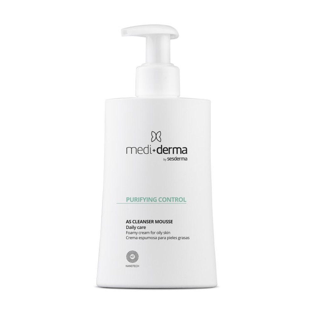 Очищувальний крем для вмивання Mediderma Purifying Control AS Cleanser Mousse Daily Care для жирної шкіри, з саліциловою кислотою, 200 мл
Очищувальний крем для вмивання Mediderma Purifying Control AS Cleanser Mousse Daily Care для жирної шкіри, з саліциловою кислотою, 200 мл