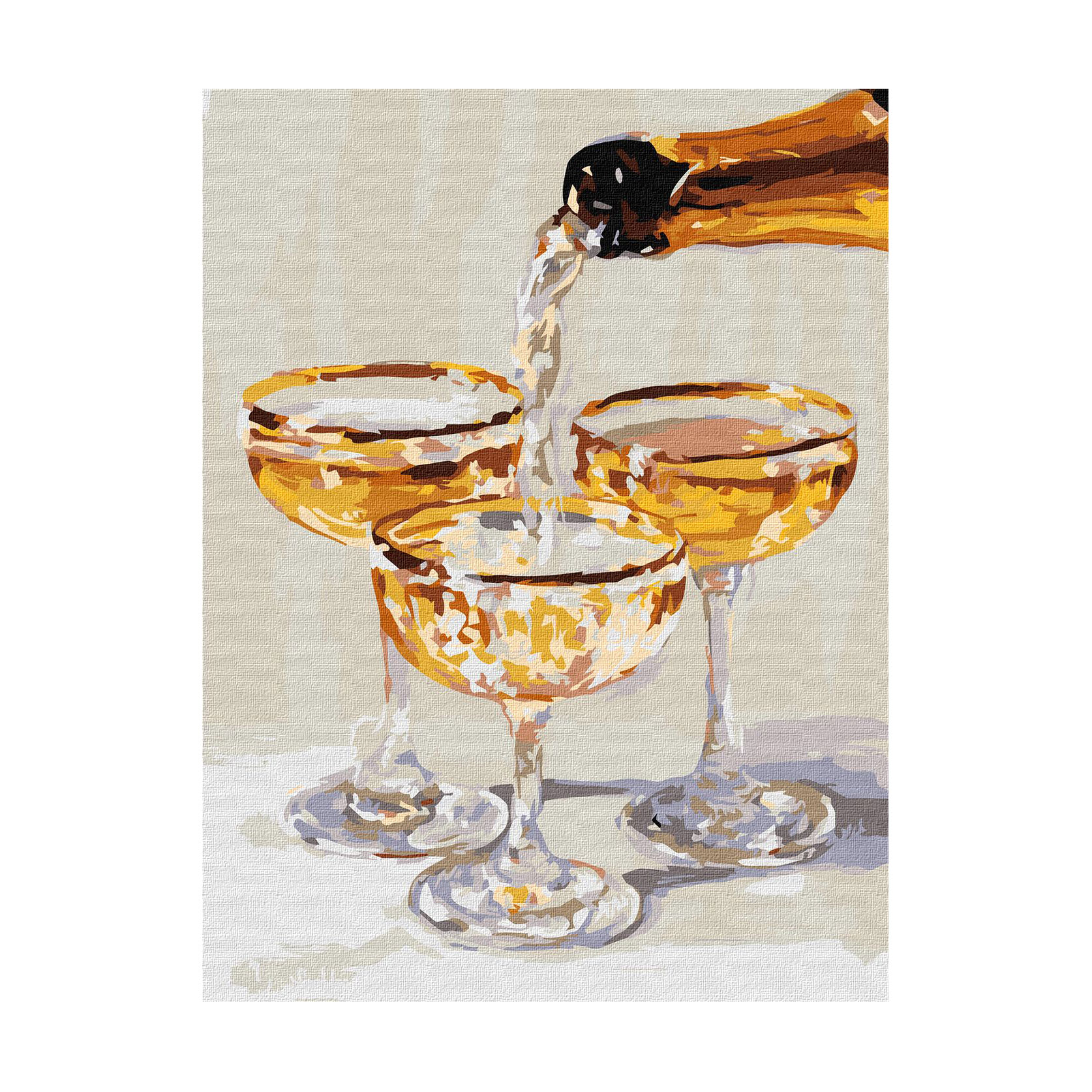 Картина за номерами Ideyka Мить для трьох з фарбами металік, 30*40 см (KHO5746)