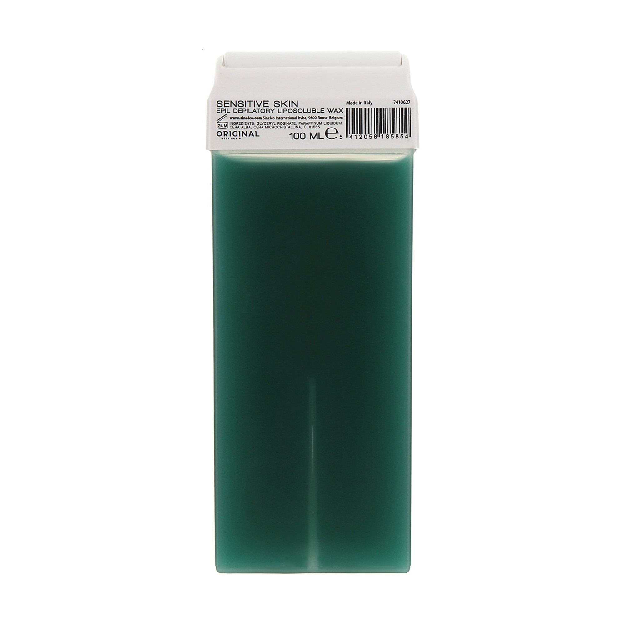 Жиророзчинний віск-картридж для депіляції Original Best Buy Epil Depilatory Liposoluble Wax зелений, для чутливої шкіри, 100 мл
Жиророзчинний віск-картридж для депіляції Original Best Buy Epil Depilatory Liposoluble Wax зелений, для чутливої шкіри, 100 мл