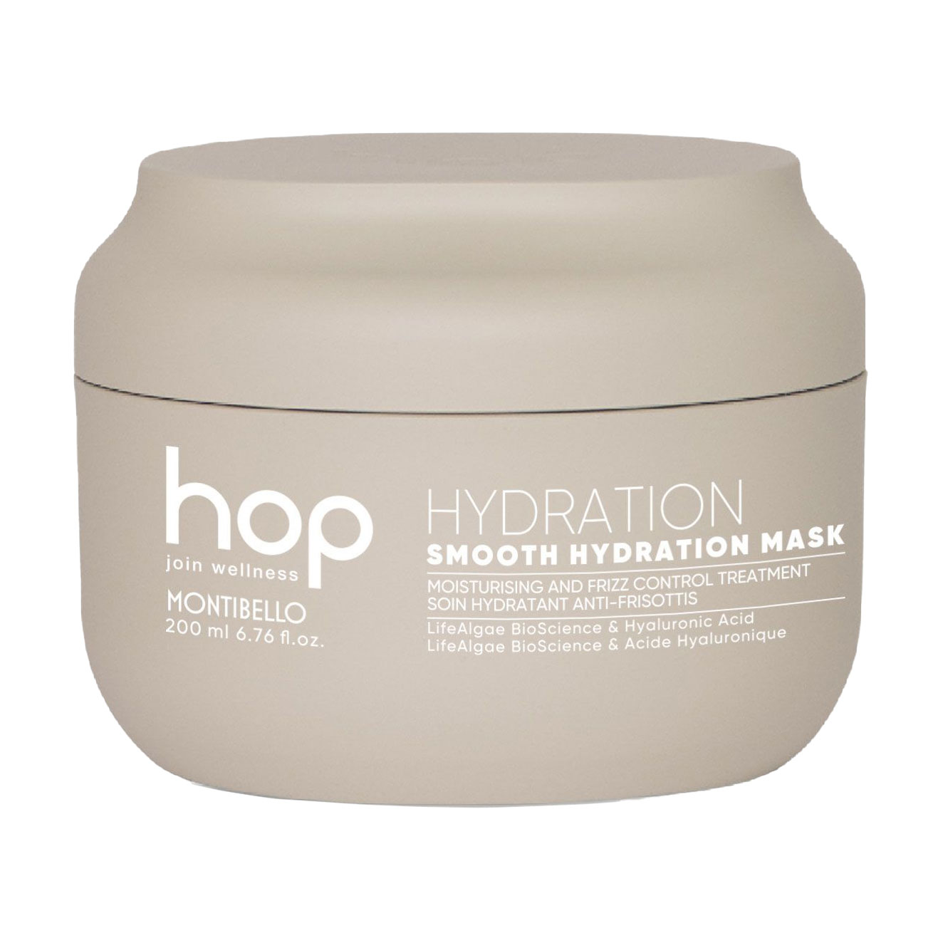 Зволожувальна маска для в'юнкого та неслухняного волосся Montibello HOP Smooth Hydration Mask, 200 мл
Зволожувальна маска для в'юнкого та неслухняного волосся Montibello HOP Smooth Hydration Mask, 200 мл