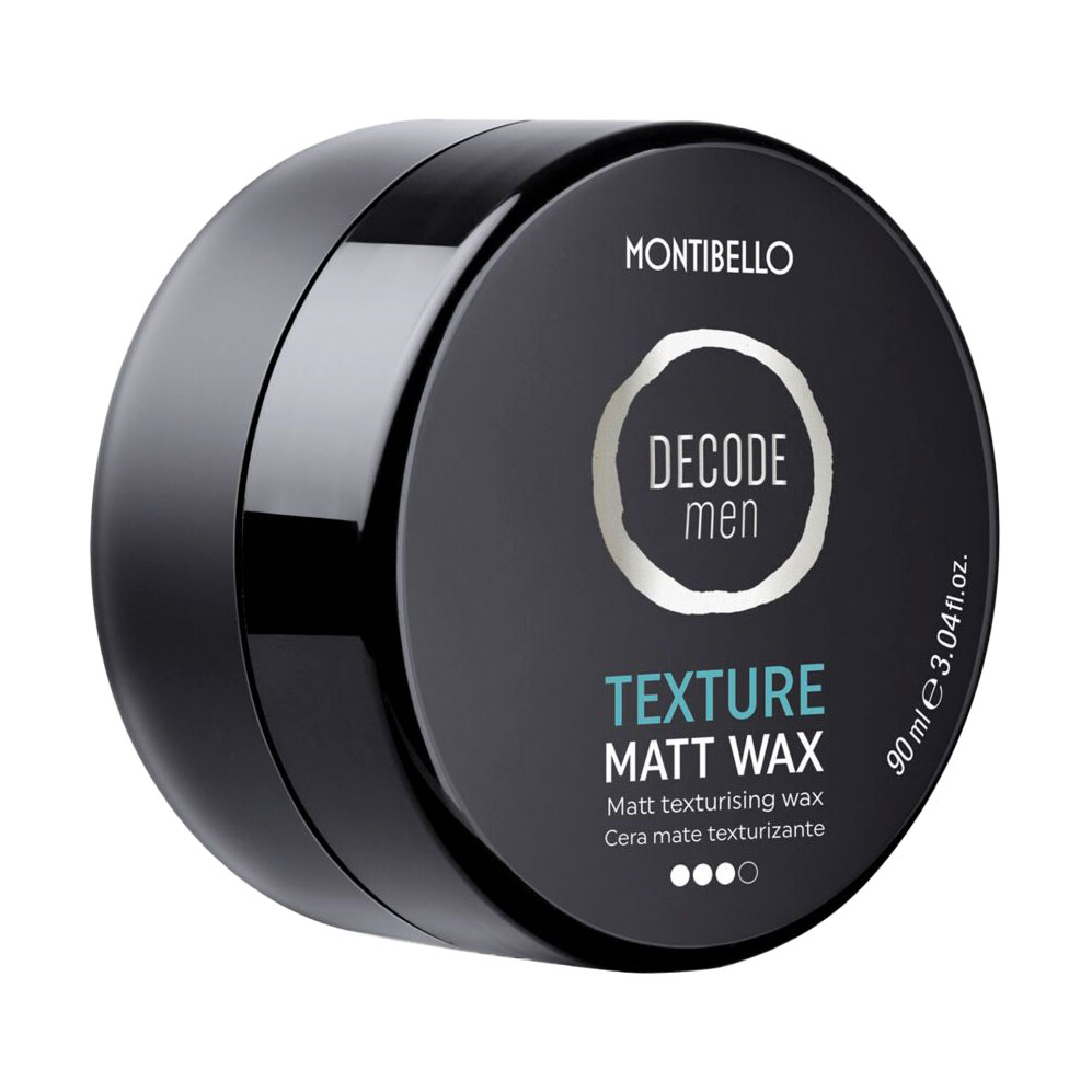 Матовий віск для волосся Montibello Decode Texture Men Matt Wax, 90 мл
Матовий віск для волосся Montibello Decode Texture Men Matt Wax, 90 мл