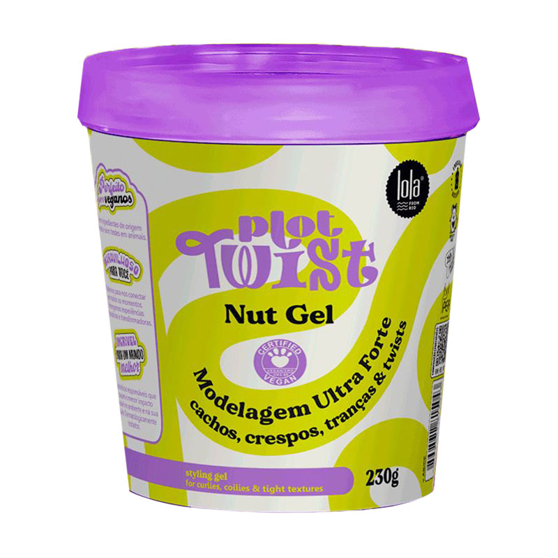 Гель для укладання волосся Lola From Rio Plot Twist Modelador Nut Gel ультрасильної фіксації, 230 г
Гель для укладання волосся Lola From Rio Plot Twist Modelador Nut Gel ультрасильної фіксації, 230 г