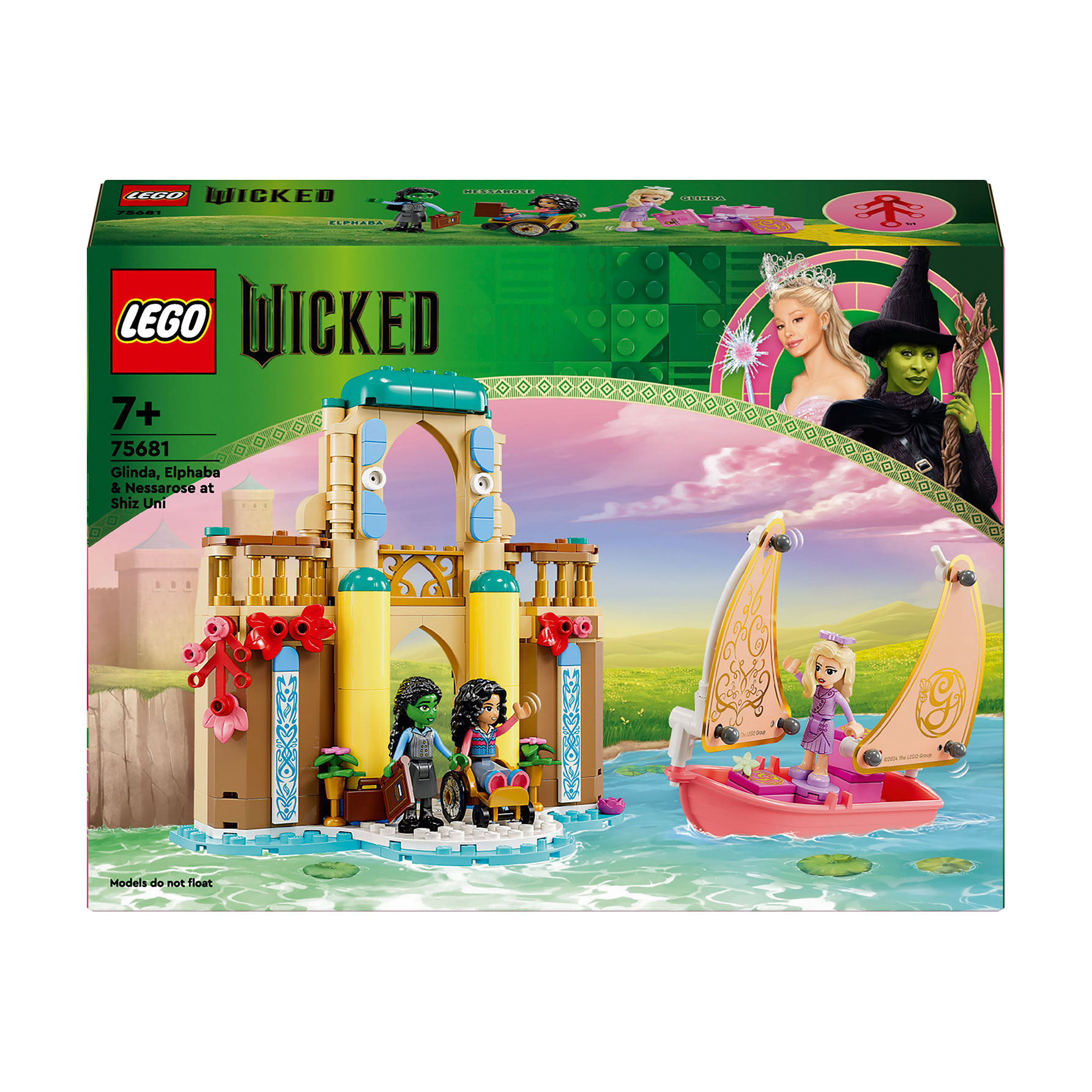 Конструктор LEGO Wicked Ґлінда, Ельфаба й Несароза в університеті Шиз, від 7 років, 304 деталі (75681)
Конструктор LEGO Wicked Ґлінда, Ельфаба й Несароза в університеті Шиз, від 7 років, 304 деталі (75681)