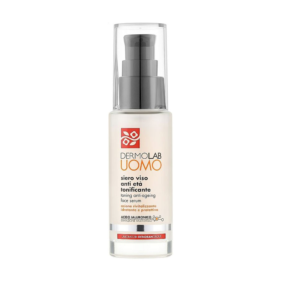 Чоловіча антивікова сироватка для обличчя Dermolab Uomo Toning Anti-Ageing Face Serum, 30 мл
Чоловіча антивікова сироватка для обличчя Dermolab Uomo Toning Anti-Ageing Face Serum, 30 мл