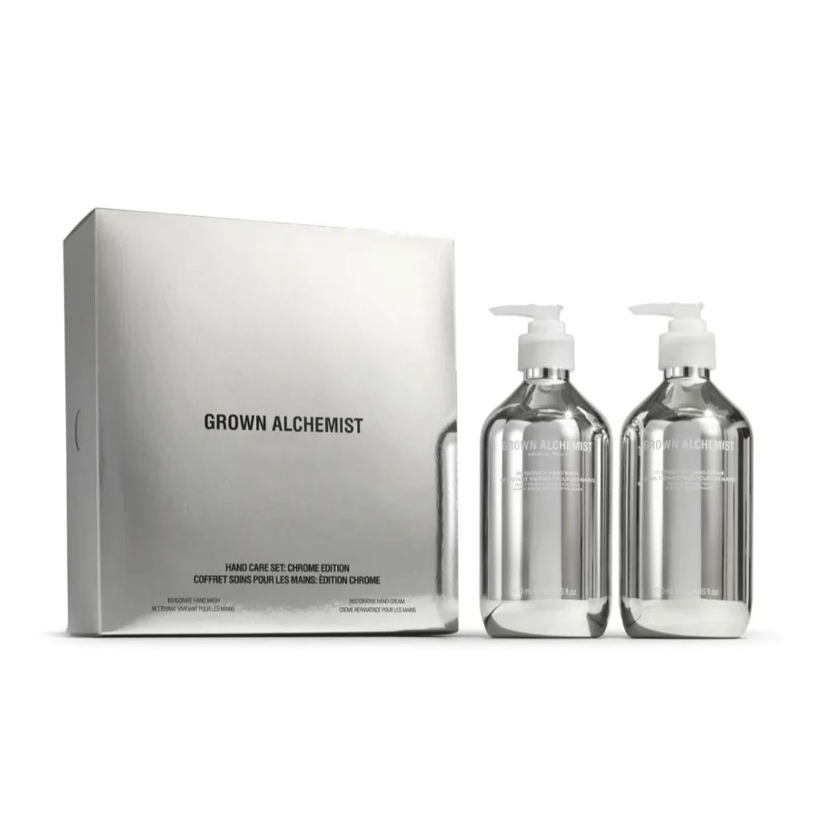 Набір догляду за руками Grown Alchemist (відновлювальний гель для рук, 500 мл + освіжаючий гель для рук, 500 мл)
Набір догляду за руками Grown Alchemist (відновлювальний гель для рук, 500 мл + освіжаючий гель для рук, 500 мл)