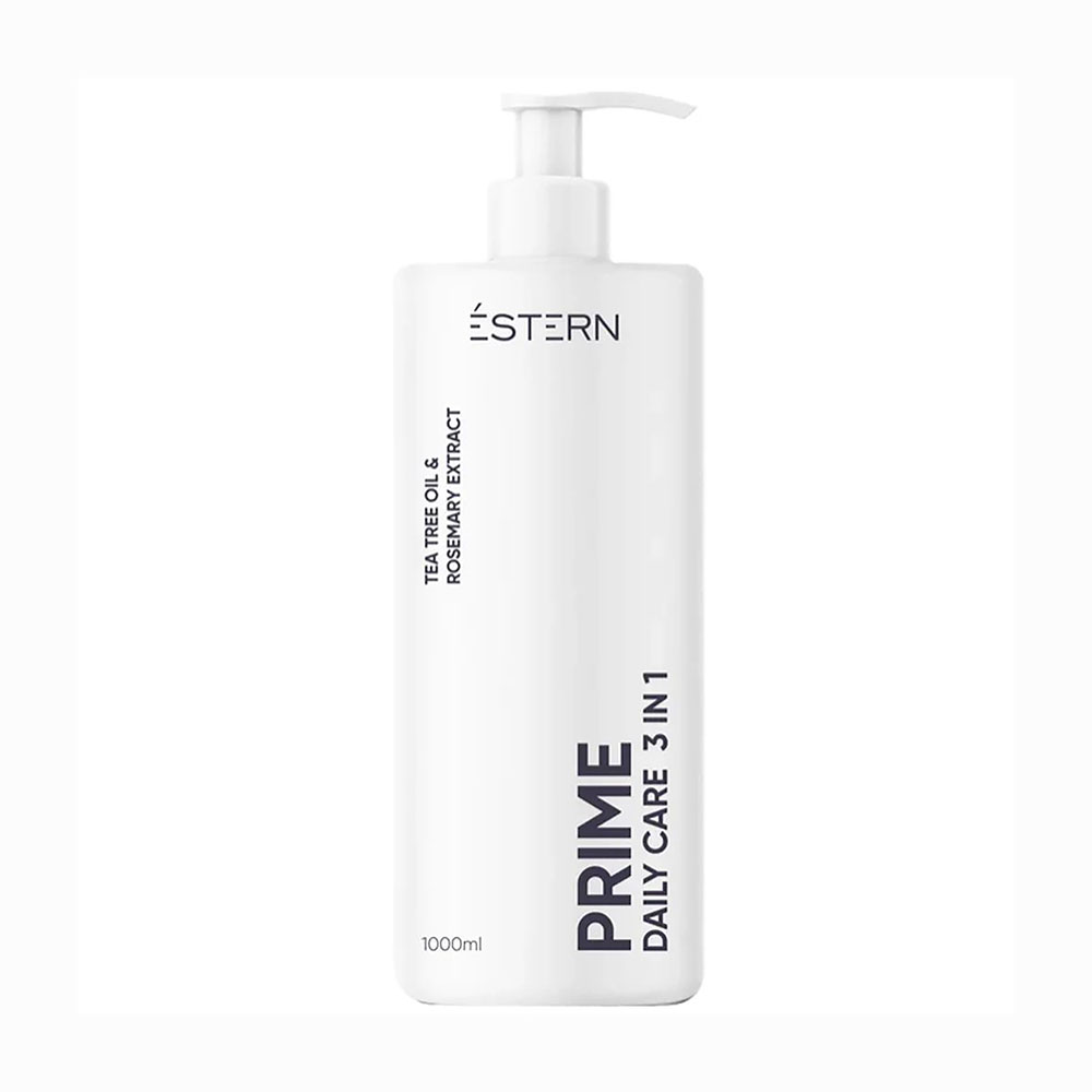 Чоловічий шампунь 3 в 1 ESTERN Prime Daily Care Shampoo, 1 л
Чоловічий шампунь 3 в 1 ESTERN Prime Daily Care Shampoo, 1 л