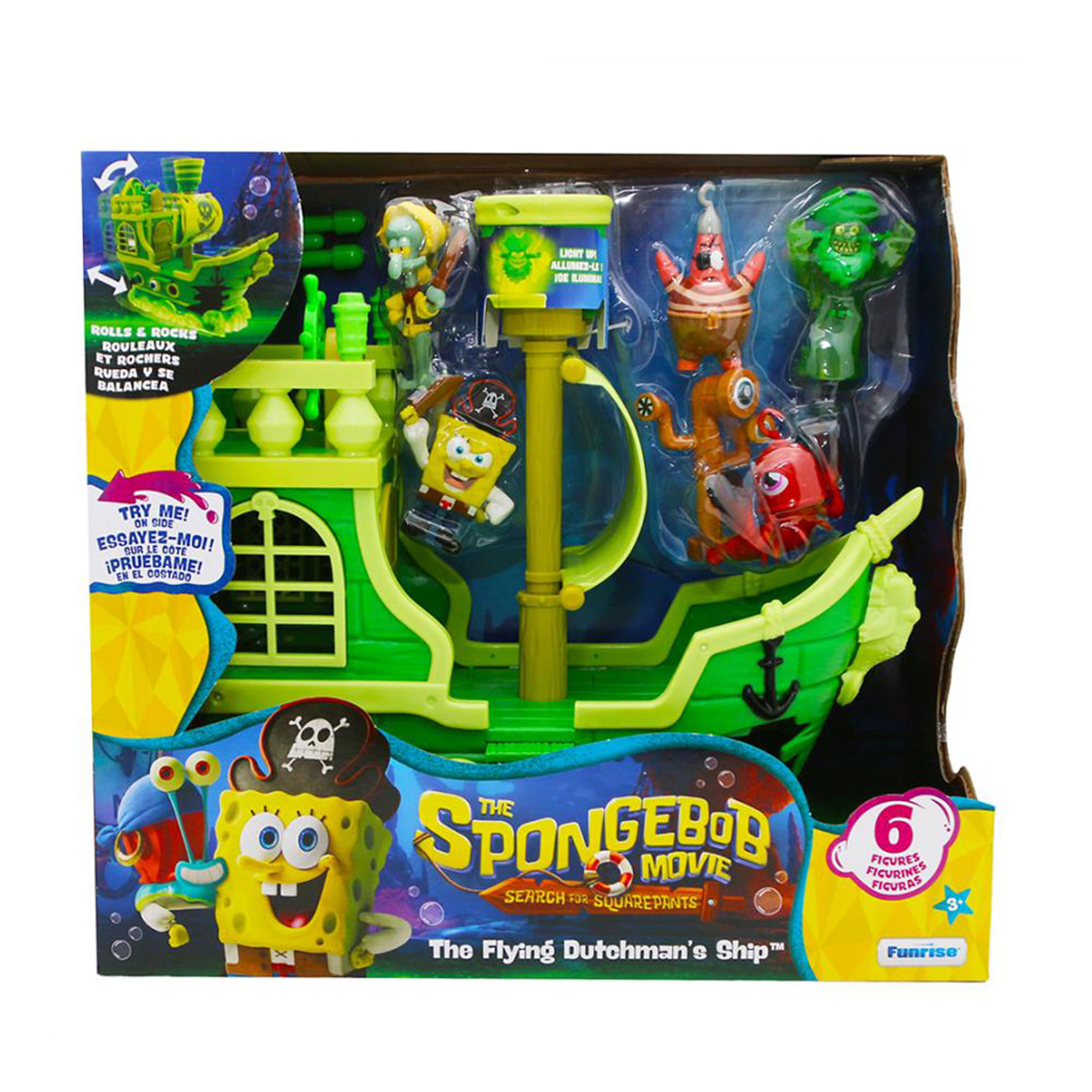 Ігровий набір Funrise Губка Боб у кіно У пошуках квадратних штанів Летючий Голландець, від 3 років, 6 фігурок (FR73110)
Ігровий набір Funrise Губка Боб у кіно У пошуках квадратних штанів Летючий Голландець, від 3 років, 6 фігурок (FR73110)