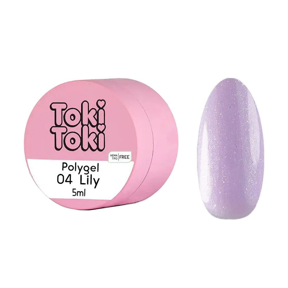 Полігель для моделювання нігтів Toki Toki Polygel 04 Lily, 5 мл
Полігель для моделювання нігтів Toki Toki Polygel 04 Lily, 5 мл