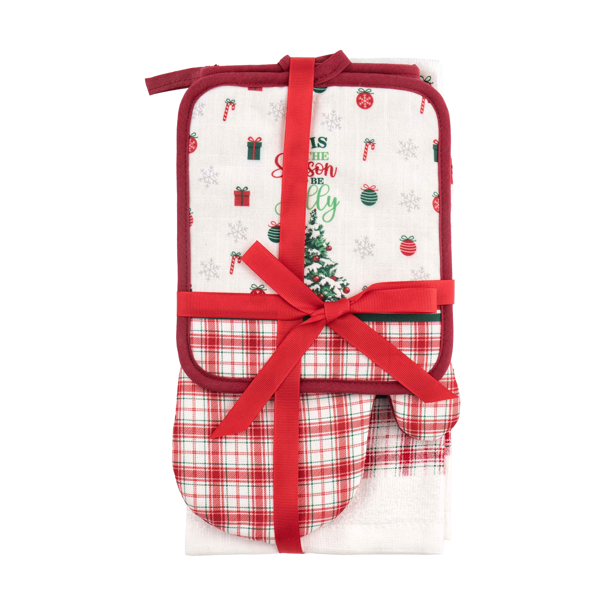 Набір для кухні Ardesto Christmas Tree зелений (прихватка, 18*20 см, 1 шт + рукавиця, 18*30 см, 1 шт + рушник, 38*63 см, 1 шт) (ART14HTR)
Набір для кухні Ardesto Christmas Tree зелений (прихватка, 18*20 см, 1 шт + рукавиця, 18*30 см, 1 шт + рушник, 38*63 см, 1 шт) (ART14HTR)