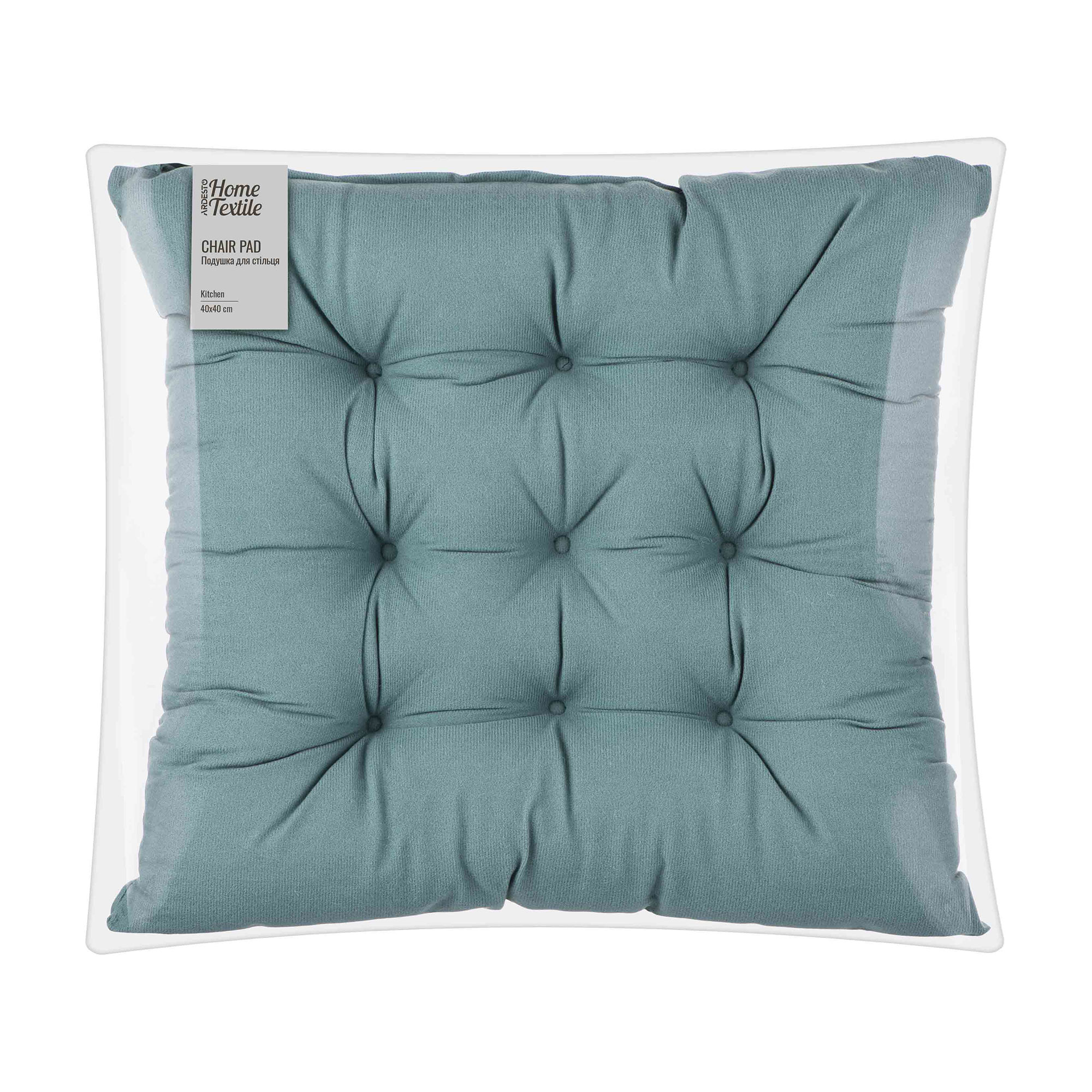 Подушка для стільця Ardesto Soft зелена, 40*40 см (ART03SE)
Подушка для стільця Ardesto Soft зелена, 40*40 см (ART03SE)