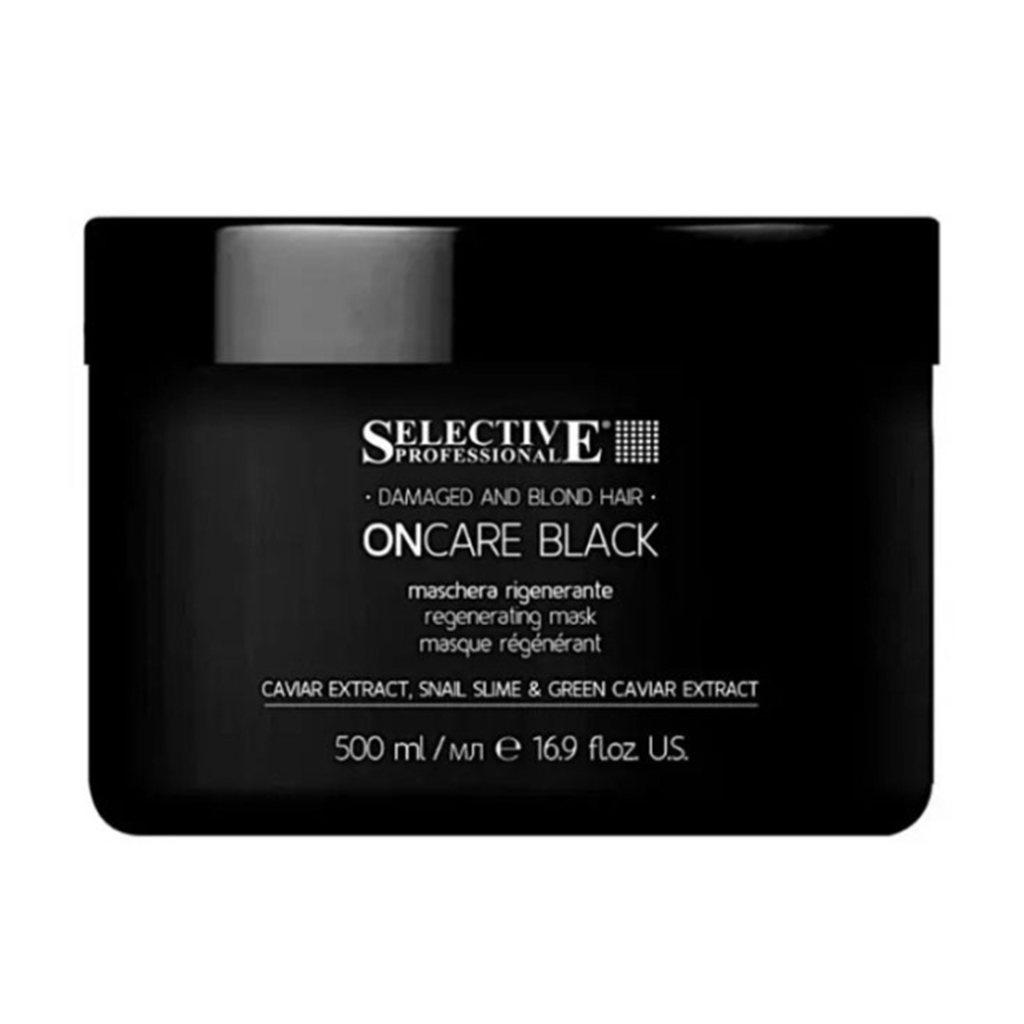 Відновлювальна маска Selective Professional On Care Black Regenerating Mask для світлого та пошкодженого волосся, 500 мл
Відновлювальна маска Selective Professional On Care Black Regenerating Mask для світлого та пошкодженого волосся, 500 мл