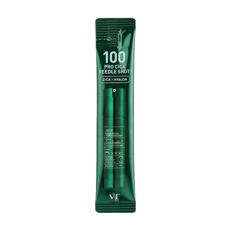 Сироватка для обличчя VT Cosmetics 100 Pro Cica Reedle Shot, 2 мл
Сироватка для обличчя VT Cosmetics 100 Pro Cica Reedle Shot, 2 мл