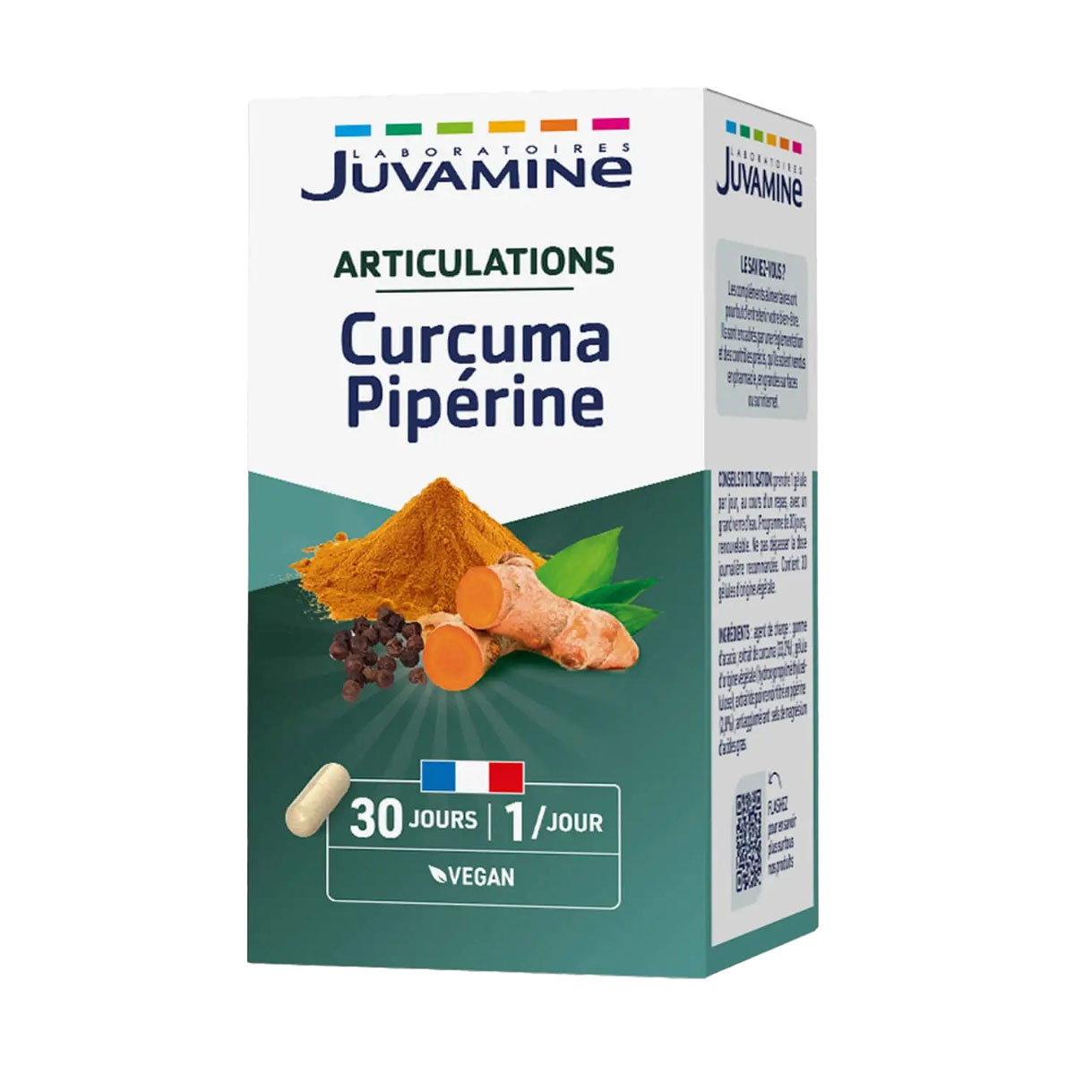 Куркума та піперин Juvamine Суглоби, 30 капсул
Куркума та піперин Juvamine Суглоби, 30 капсул