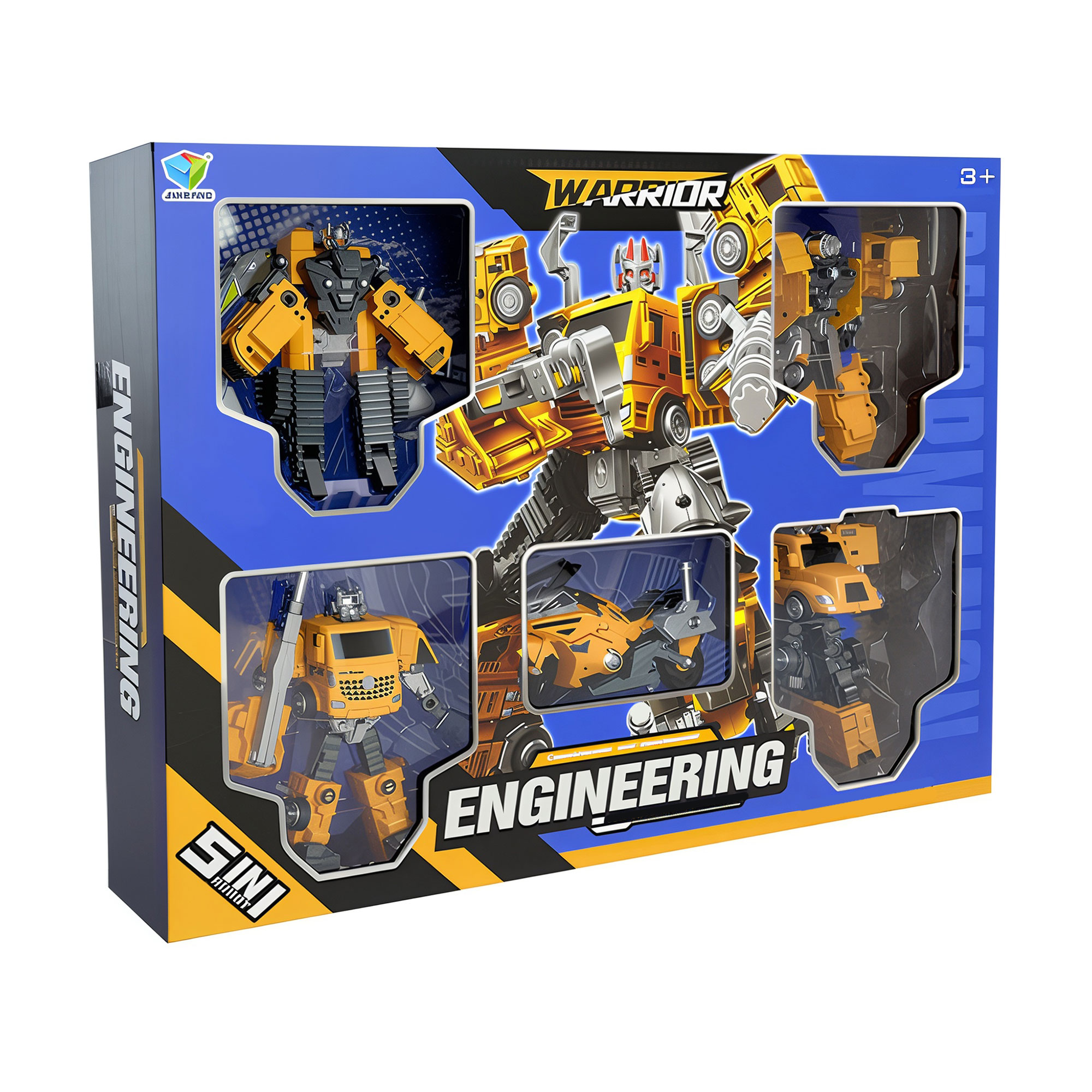 Дитяча іграшка-трансформер 5 в 1 Shantou Jinxing Warrior Engineering, від 3 років (788-94Y)
Дитяча іграшка-трансформер 5 в 1 Shantou Jinxing Warrior Engineering, від 3 років (788-94Y)