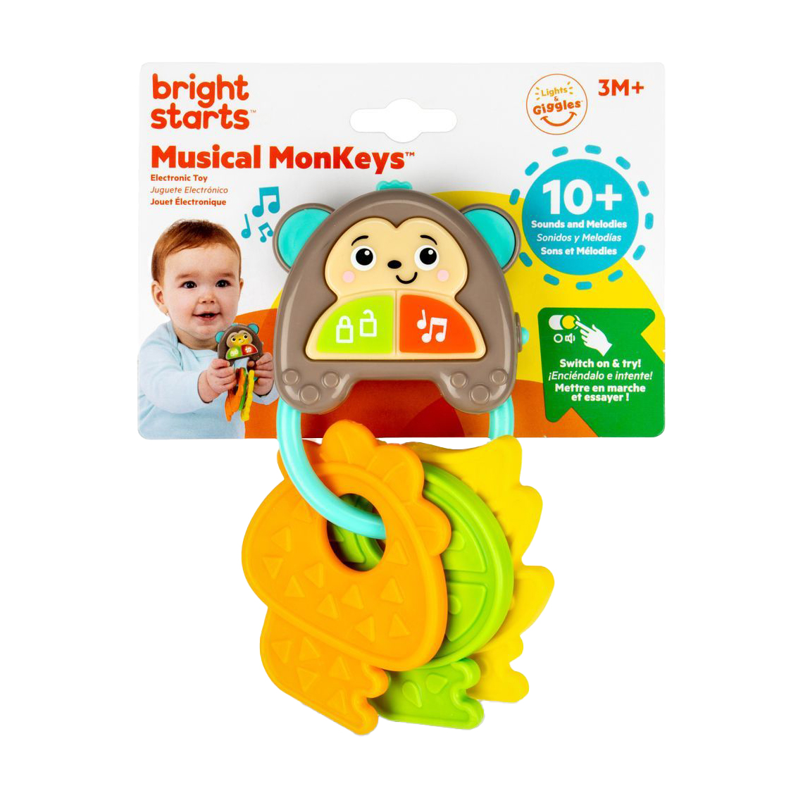 Музична іграшка-брязкальце Bright Starts Musical MonKeys, від 3 місяців, 4.3*7*15 см (17227)
Музична іграшка-брязкальце Bright Starts Musical MonKeys, від 3 місяців, 4.3*7*15 см (17227)