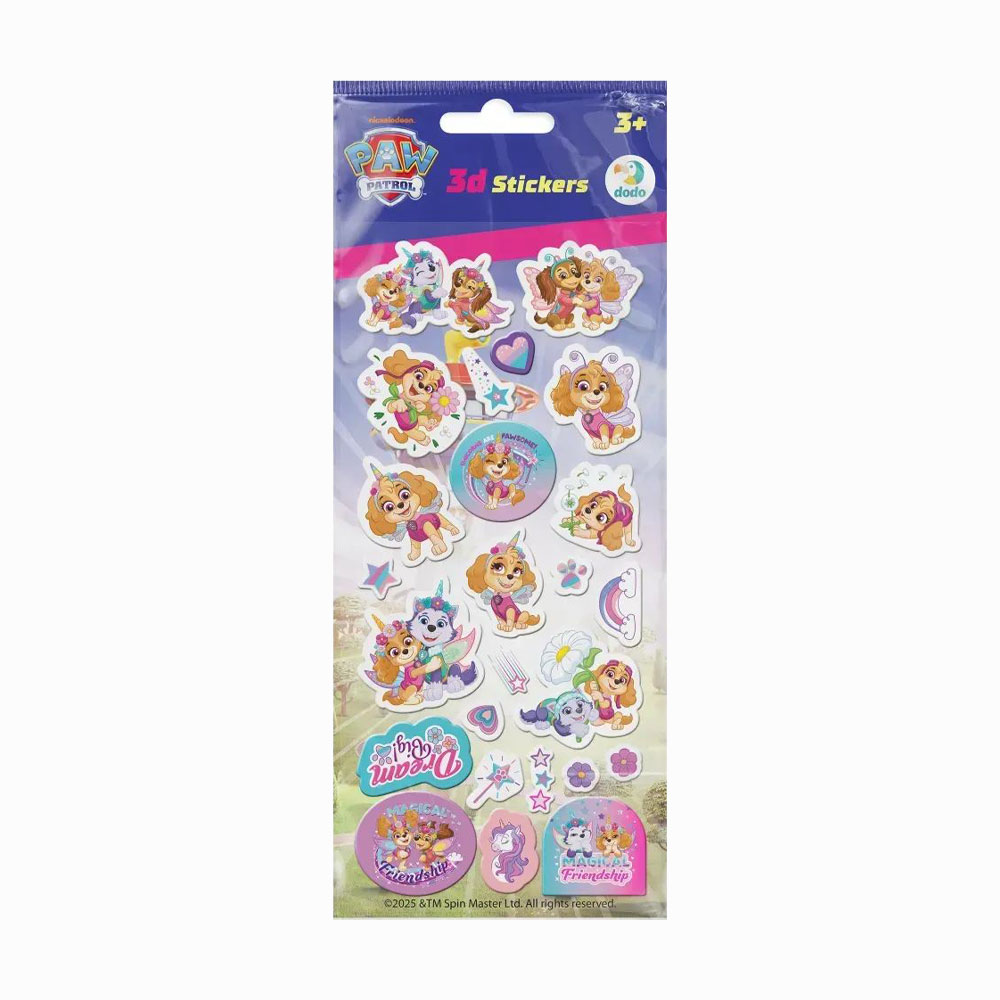 Дитячий набір 3D-наліпок DoDo Щенячий Патруль. Щенята-єдиноріжки, від 3 років (200673)
Дитячий набір 3D-наліпок DoDo Щенячий Патруль. Щенята-єдиноріжки, від 3 років (200673)