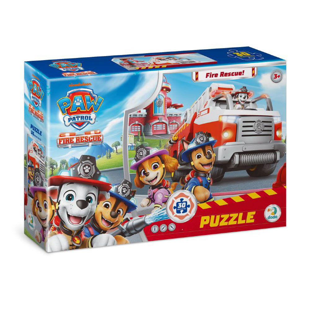 Пазли DoDo Щенячий патруль. Пожежники, 30 елементів, від 3 років (200641)
Пазли DoDo Щенячий патруль. Пожежники, 30 елементів, від 3 років (200641)