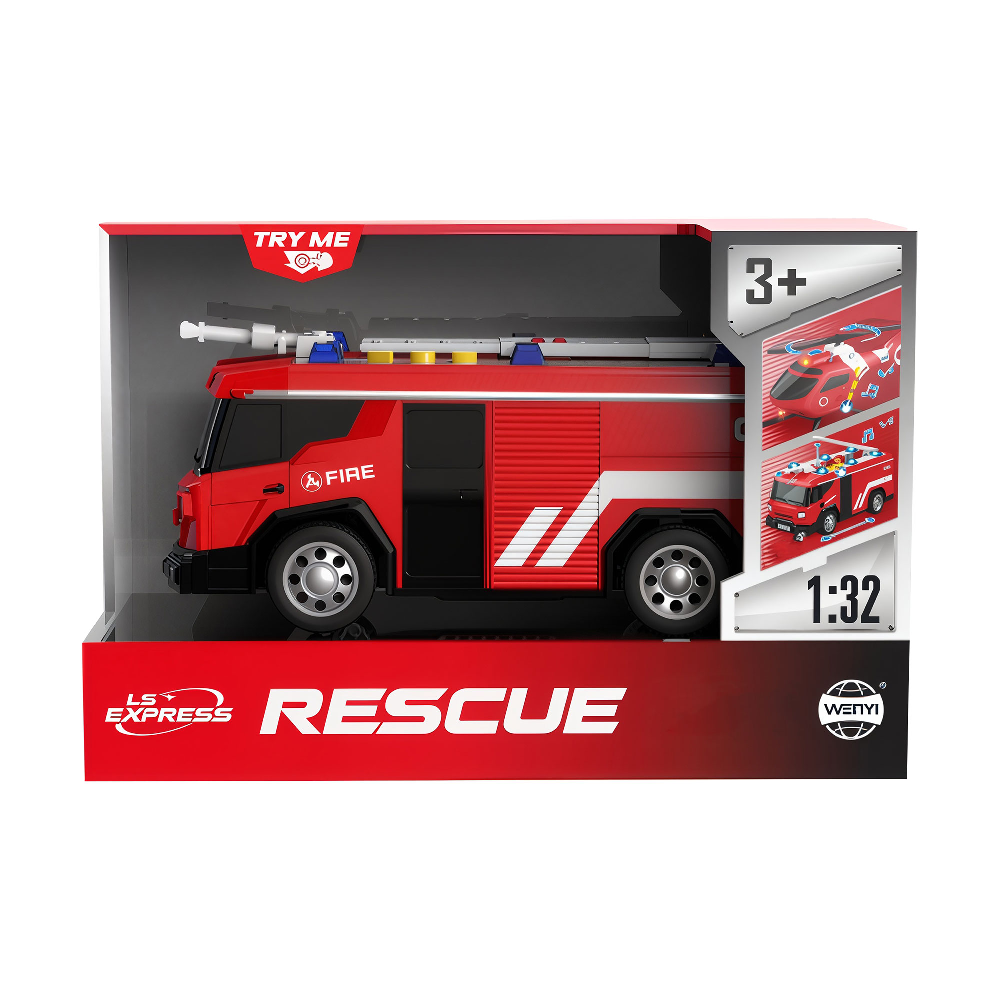 Дитяча іграшка-машина Shantou Jinxing Пожежна, 1:32, зі світлом та звуком, 7*6*16 см, від 3 років (WY1134A)
Дитяча іграшка-машина Shantou Jinxing Пожежна, 1:32, зі світлом та звуком, 7*6*16 см, від 3 років (WY1134A)