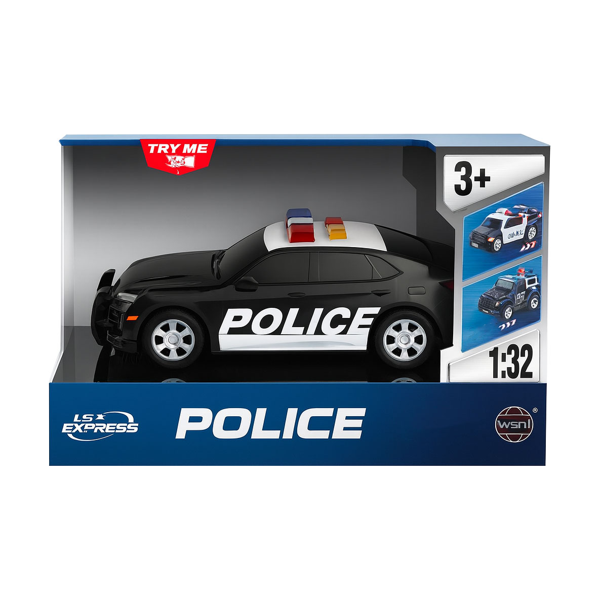 Дитяча іграшка-машина Shantou Jinxing Поліція, 1:32, зі світлом та звуком, 6.5*7*15.5 см, від 3 років (WY1151A)
Дитяча іграшка-машина Shantou Jinxing Поліція, 1:32, зі світлом та звуком, 6.5*7*15.5 см, від 3 років (WY1151A)