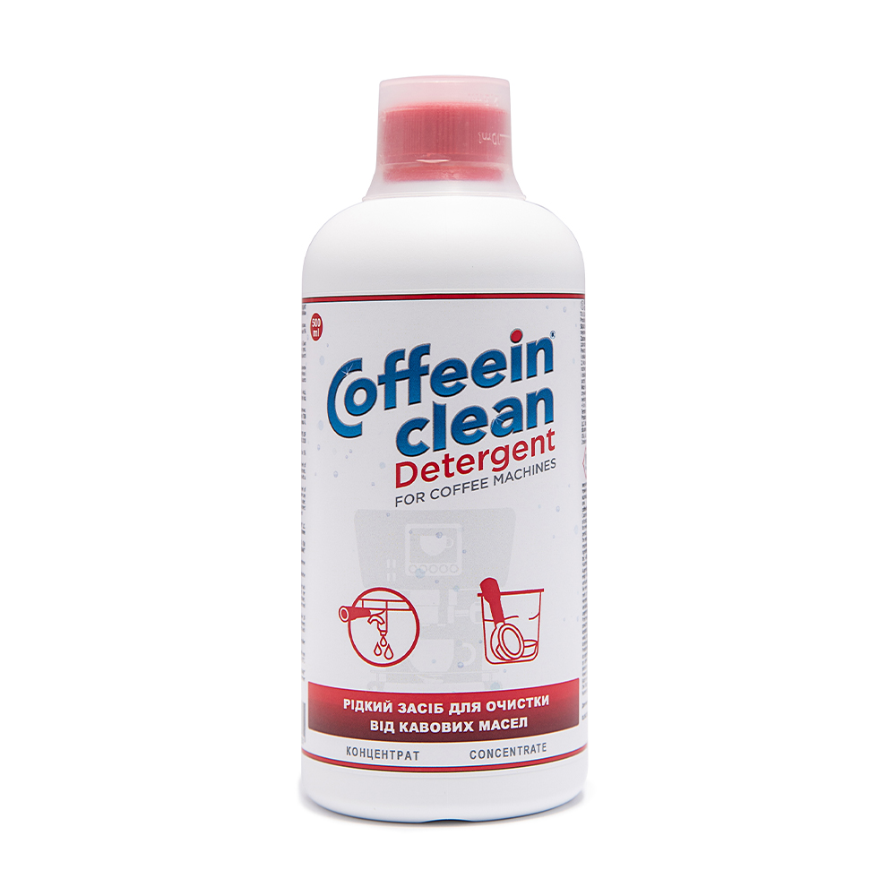 Засіб Coffeein Clean Detergent для видалення кавових олій зі всіх типів кавового обладнання, в рідині, 500 мл
Засіб Coffeein Clean Detergent для видалення кавових олій зі всіх типів кавового обладнання, в рідині, 500 мл