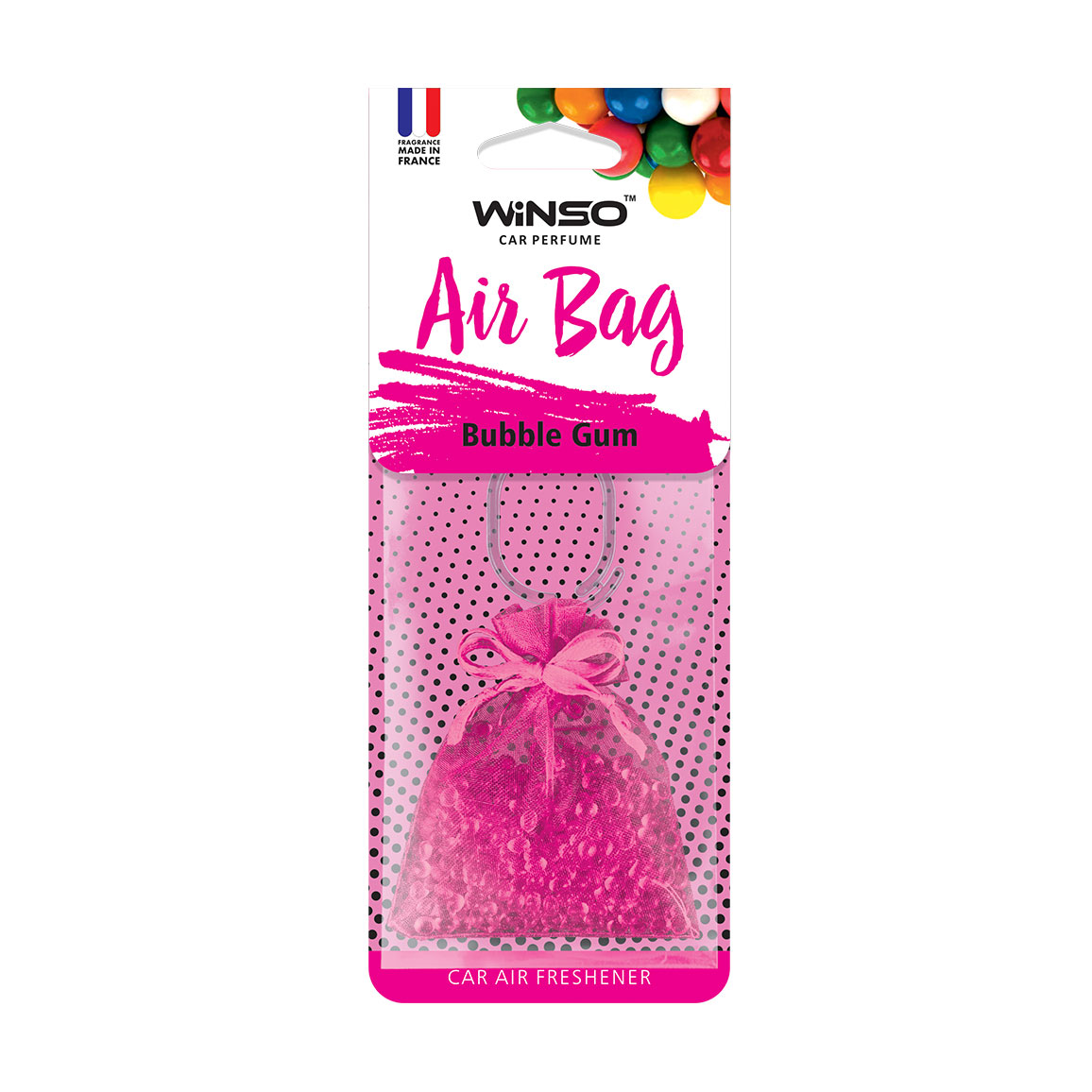 Ароматизатор для авто Winso Air Bag, Bubble Gum, 20 г
Ароматизатор для авто Winso Air Bag, Bubble Gum, 20 г