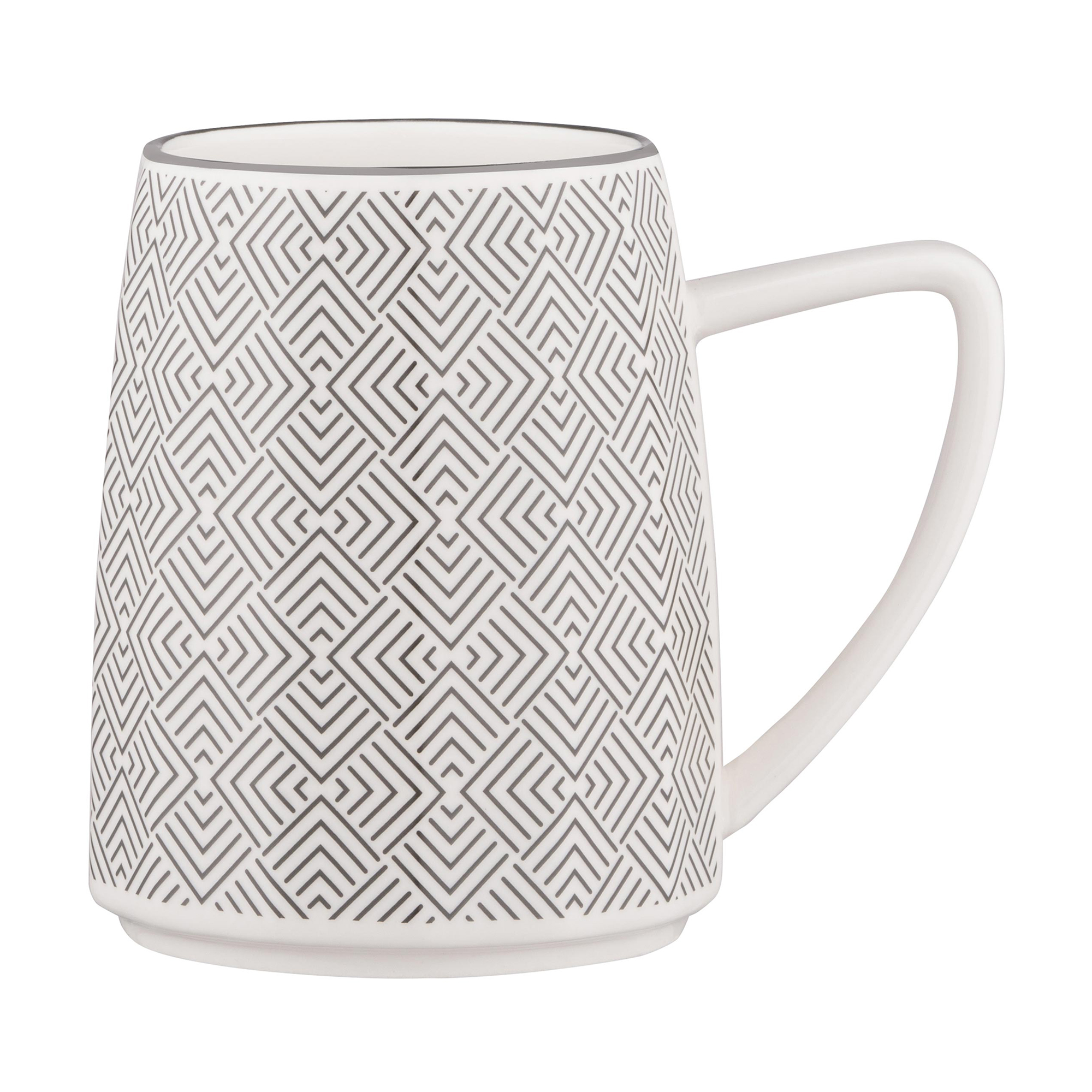 Чашка Ardesto Lamberto біло-сіра, 360 мл (AR3050)
Чашка Ardesto Lamberto біло-сіра, 360 мл (AR3050)