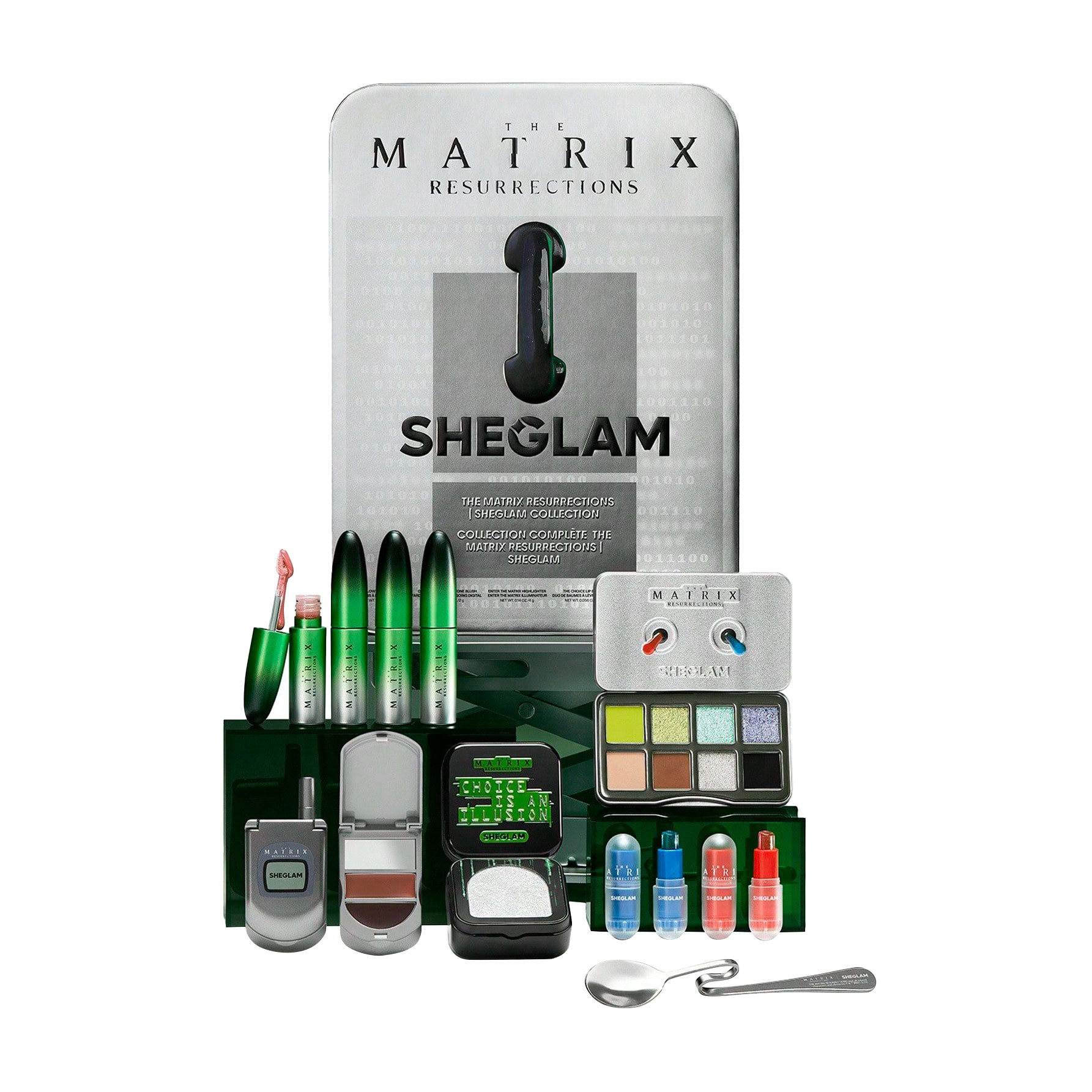 Колекційний набір для макіяжу Sheglam The Matrix Resurrections, 7 продуктів
Колекційний набір для макіяжу Sheglam The Matrix Resurrections, 7 продуктів