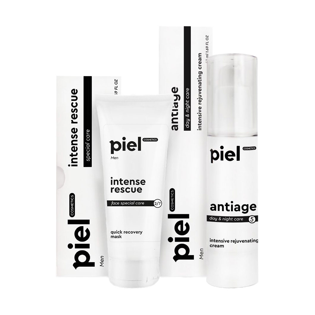 Чоловічий антивіковий комплекс для обличчя Piel Cosmetics (маска, 75 мл + крем, 50 мл)
Чоловічий антивіковий комплекс для обличчя Piel Cosmetics (маска, 75 мл + крем, 50 мл)