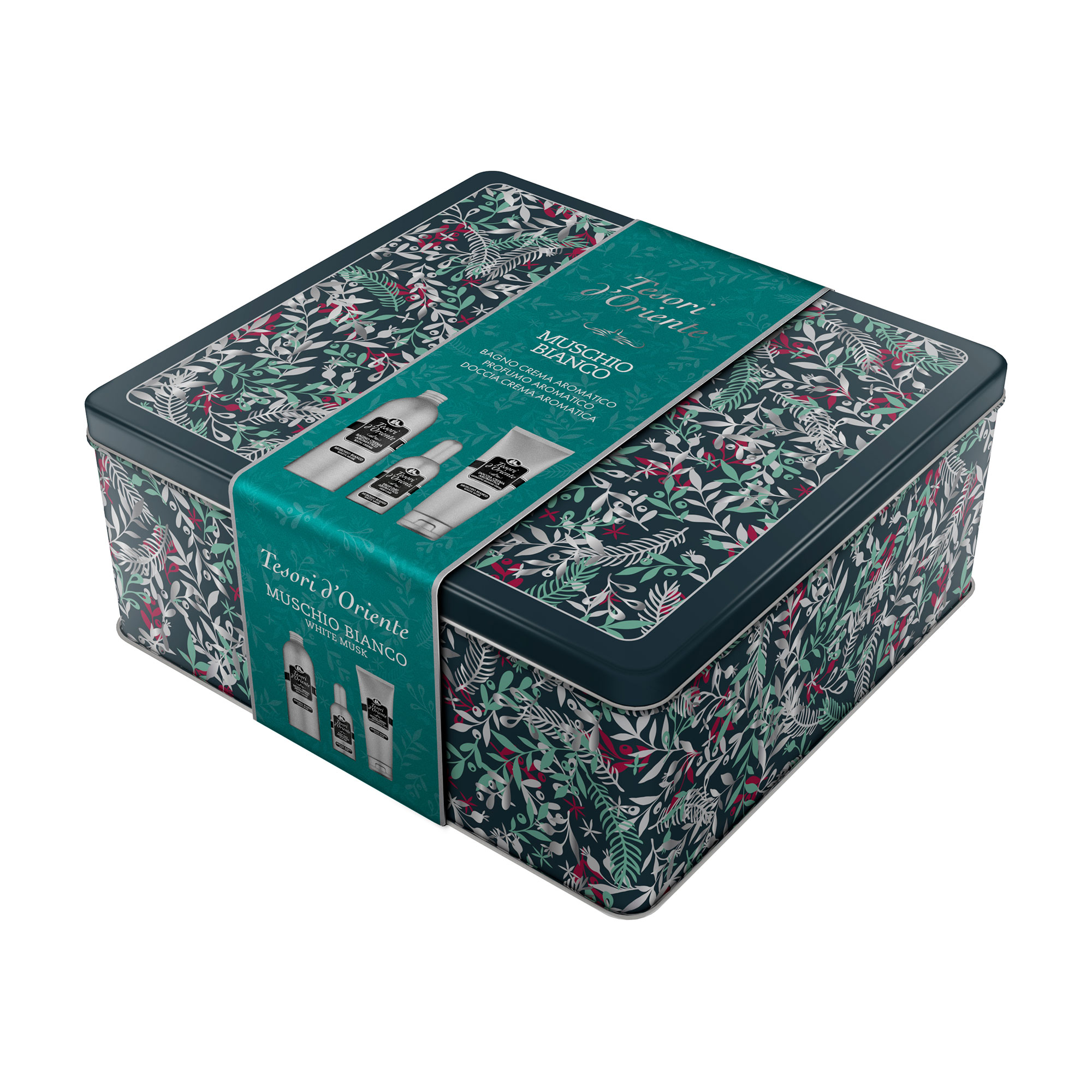 Подарунковий набір Tesori d'Oriente Білий мускус (парфумована вода, 100 мл + гель для душу, 250 мл + гель для ванни, 500 мл)
Подарунковий набір Tesori d'Oriente Білий мускус (парфумована вода, 100 мл + гель для душу, 250 мл + гель для ванни, 500 мл)