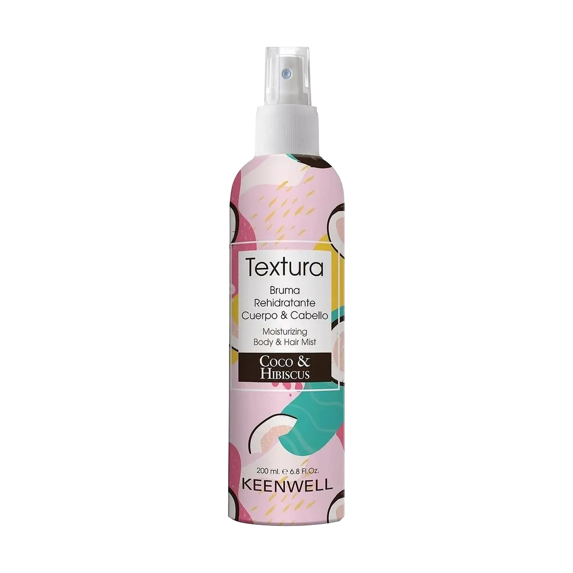 Спрей-міст для волосся та тіла Keenwell Textura Moisturizing Body Hair & Mist Coco & Hibiscus, 200 мл
Спрей-міст для волосся та тіла Keenwell Textura Moisturizing Body Hair & Mist Coco & Hibiscus, 200 мл