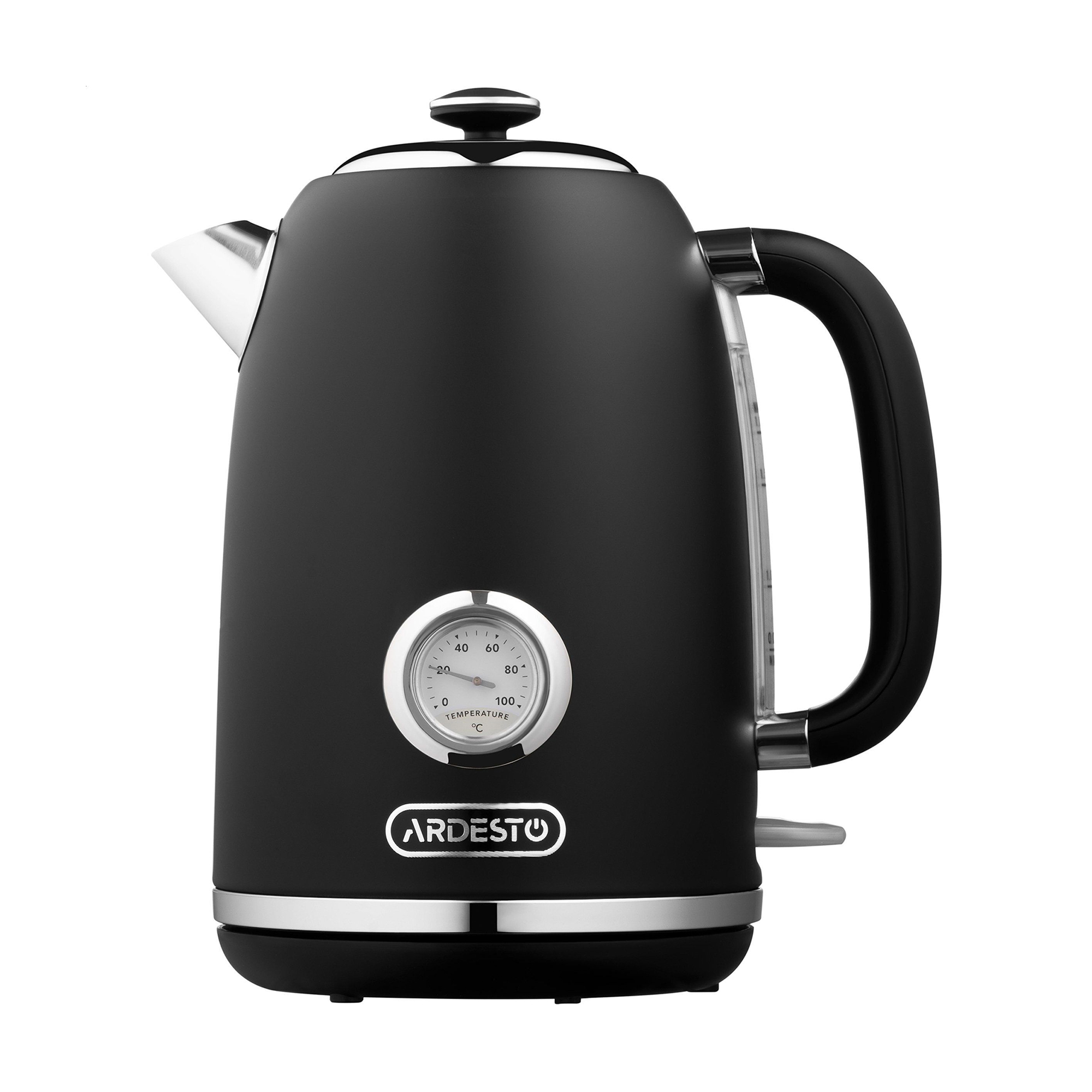 Електрочайник Ardesto Vintage Dream чорний матовий, 1.8 л (EKL-F410BM)
Електрочайник Ardesto Vintage Dream чорний матовий, 1.8 л (EKL-F410BM)