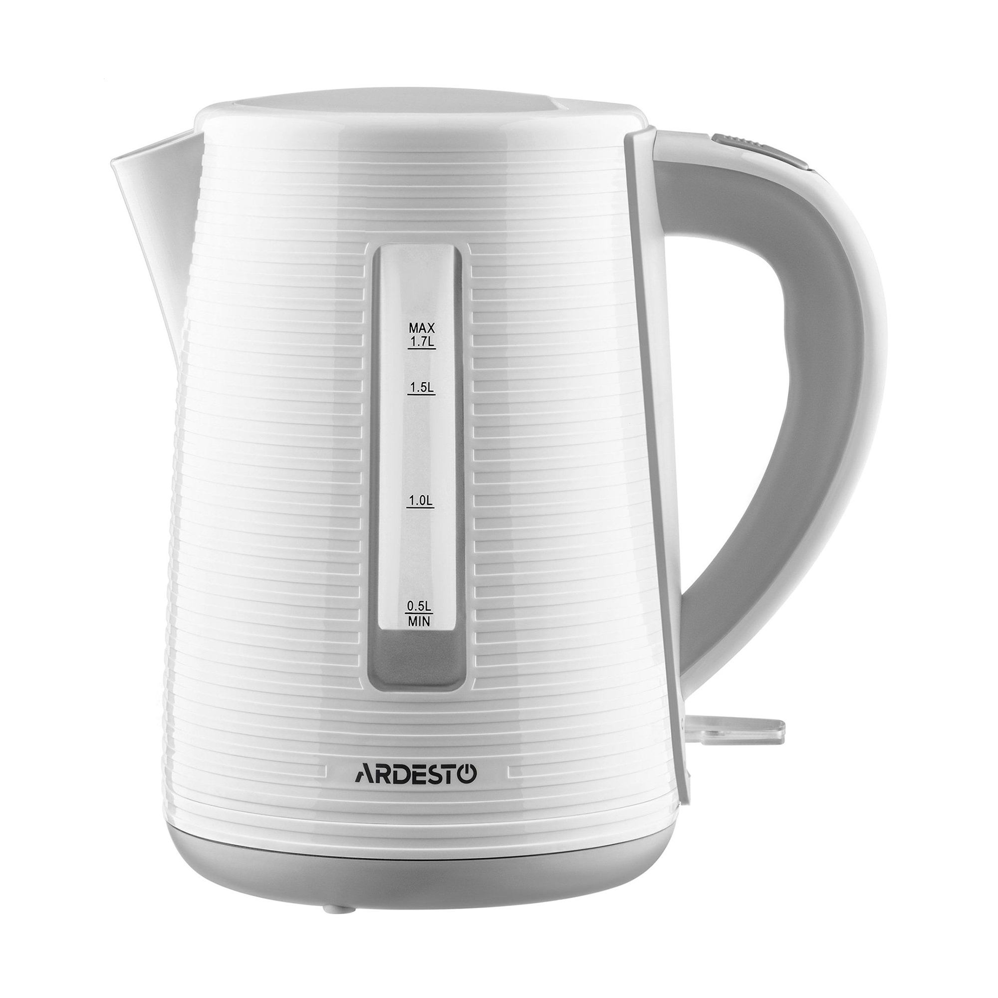 Електрочайник Ardesto White Stripes біло-сірий, 1.7 л (EKL-F17WG)
Електрочайник Ardesto White Stripes біло-сірий, 1.7 л (EKL-F17WG)